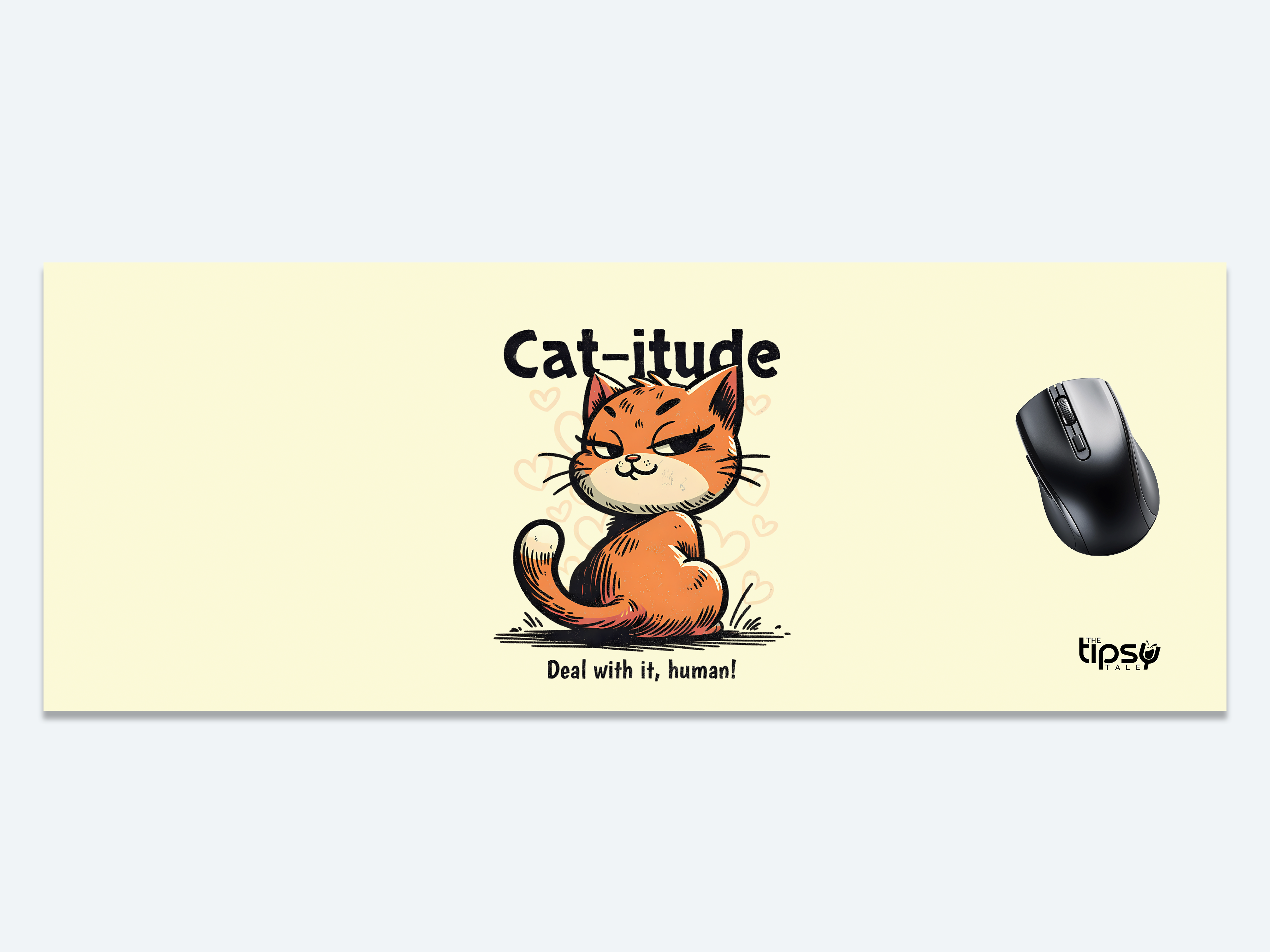 "Catitiude Pro Max" Gaming Mousepad – Elevate Your Gaming Experience