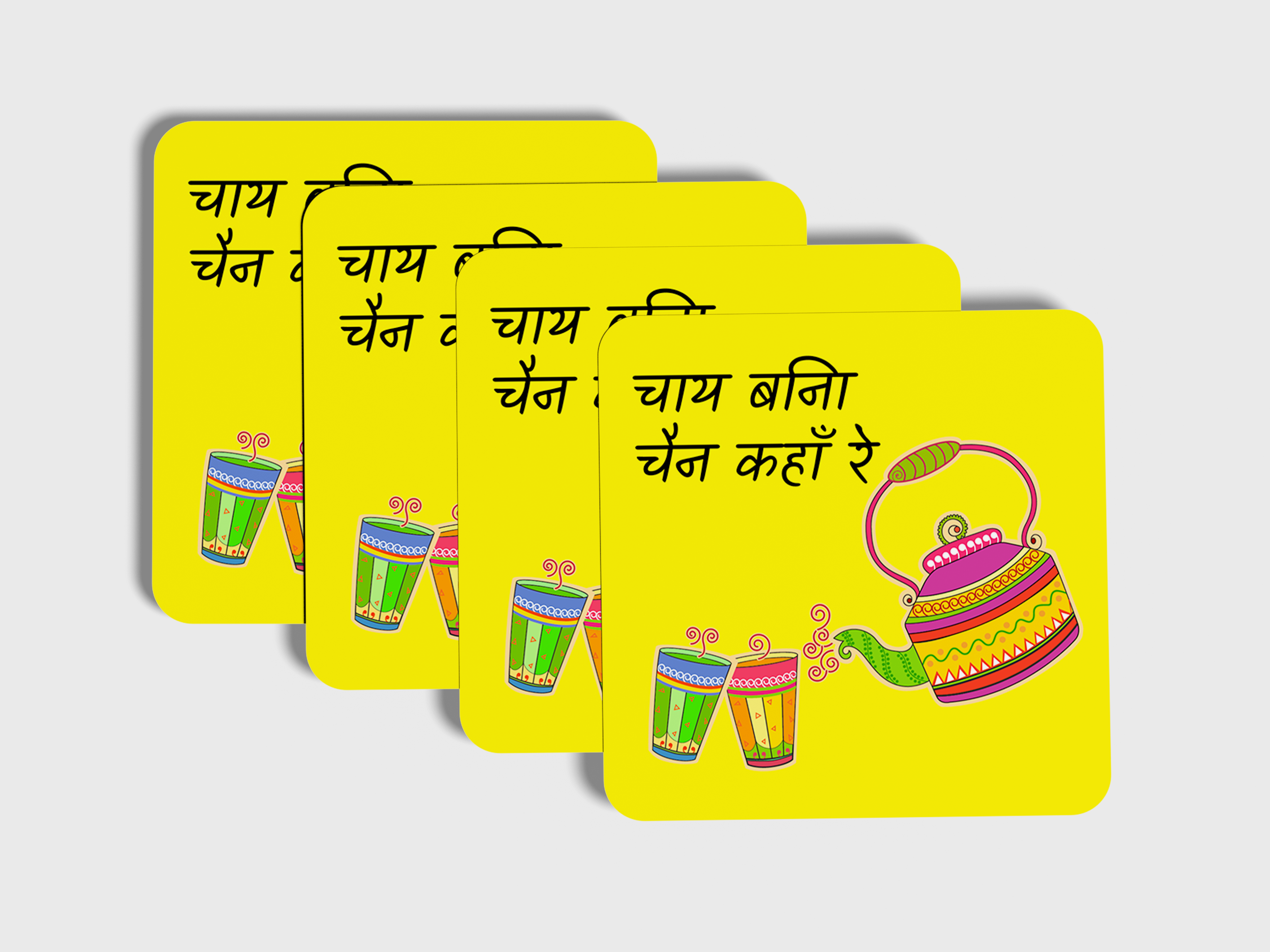 Experience Rajasthani Charm with Every Sip: Coaster Set