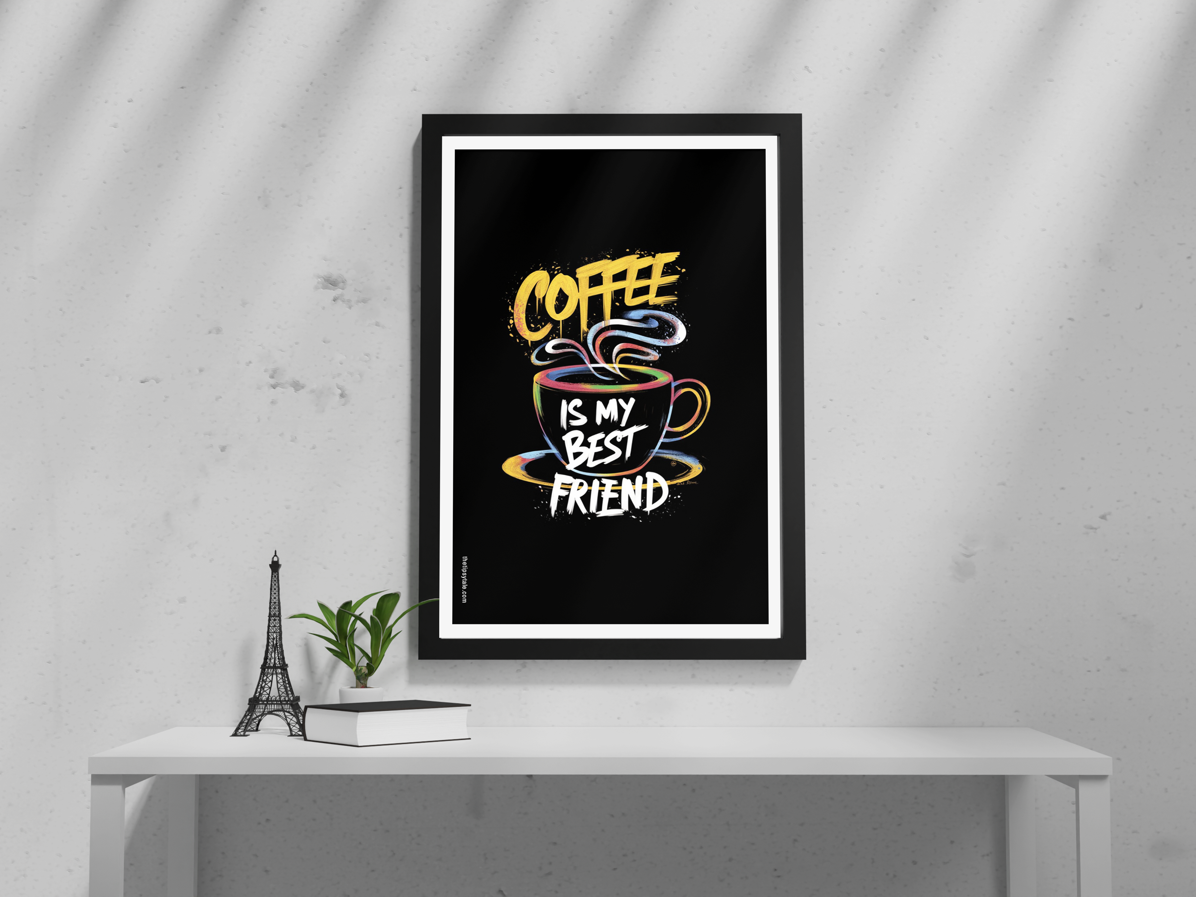 "Can't Adult Without My Coffee" Poster – Add a Touch of Personality to Your Space