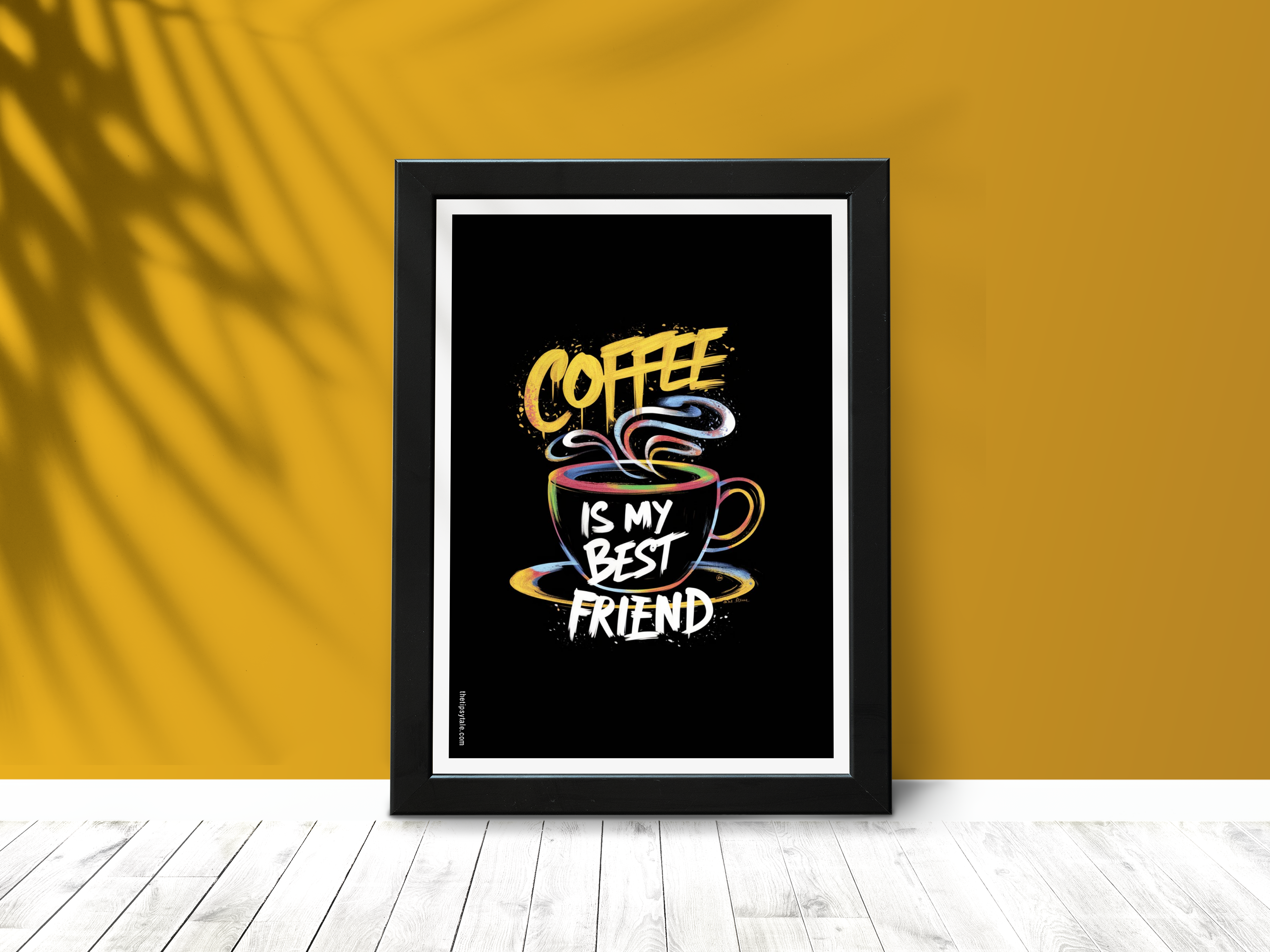 "Can't Adult Without My Coffee" Poster – Add a Touch of Personality to Your Space