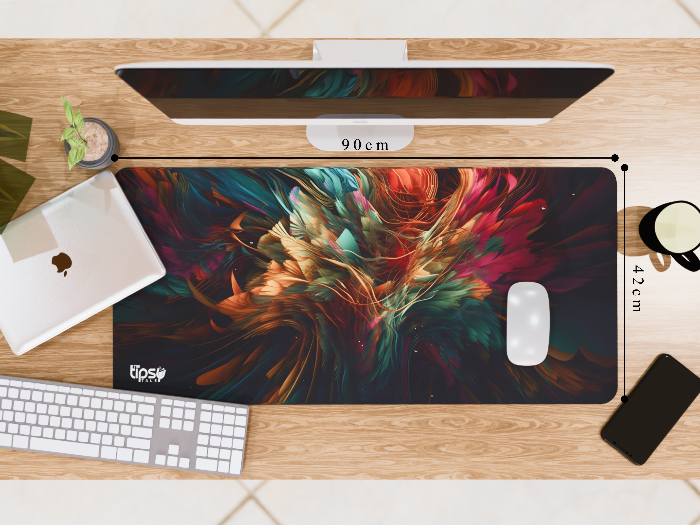 "Abstract conceptual" Gaming Mousepad – Elevate Your Gaming Experience