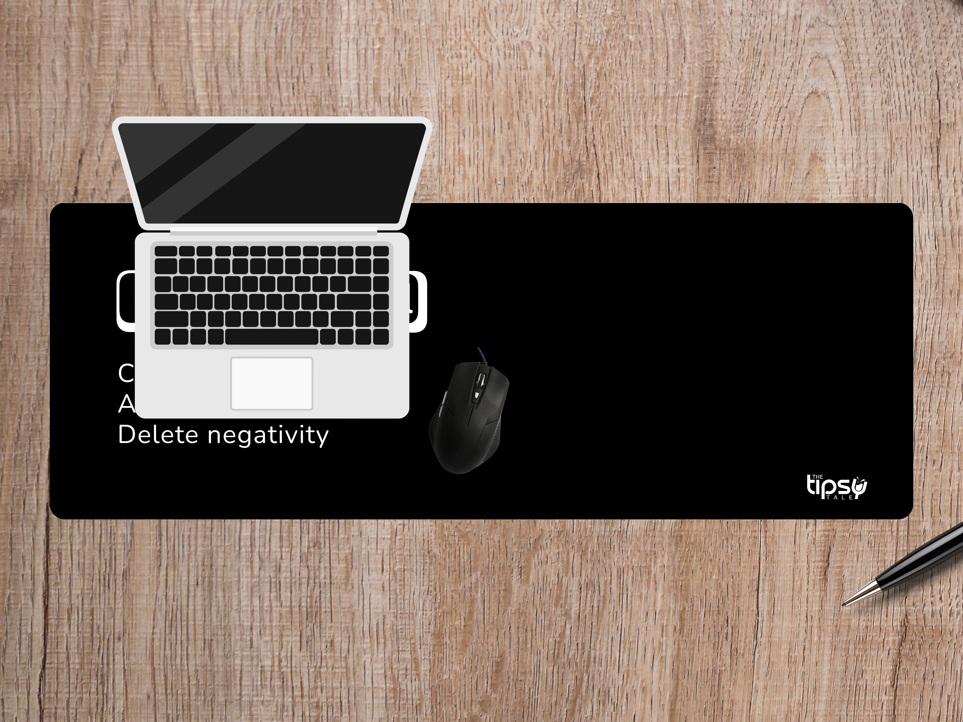 "Ctrl+Alt+Del motivation" Gaming Mousepad – Elevate Your Gaming Experience