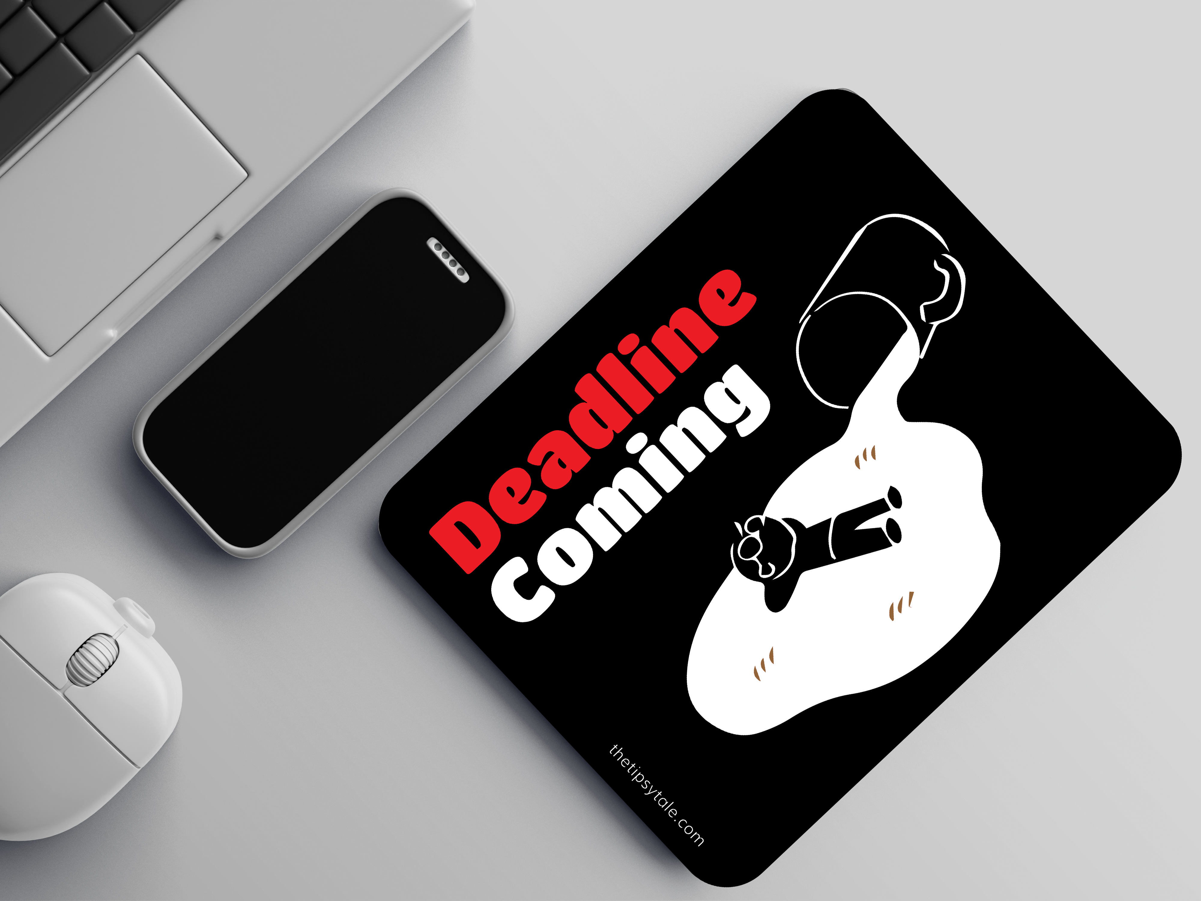 "Deadline" Mousepad – Enhance Your Workspace with Style