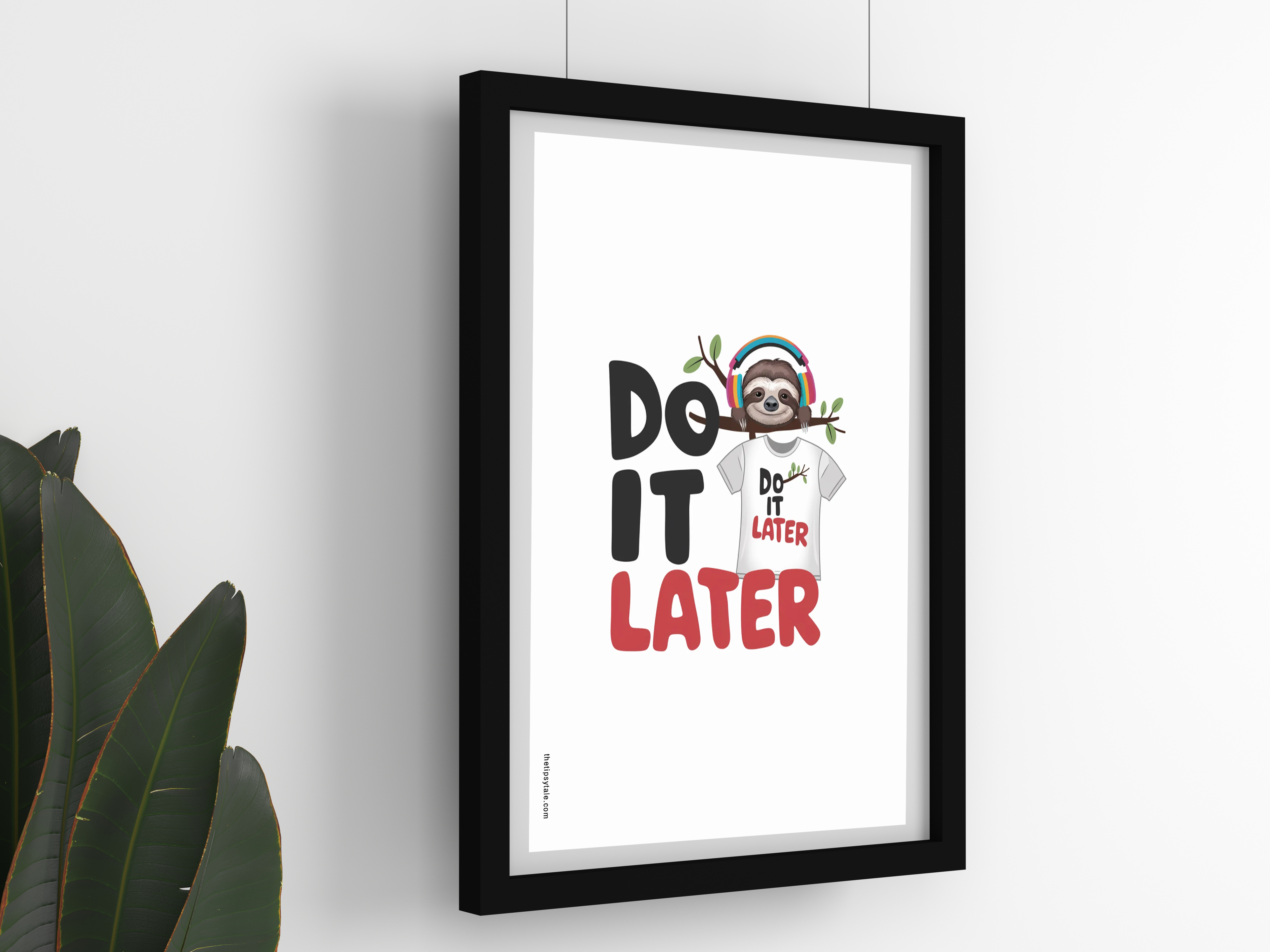 "Do It Later" Poster – Add a Touch of Personality to Your Space