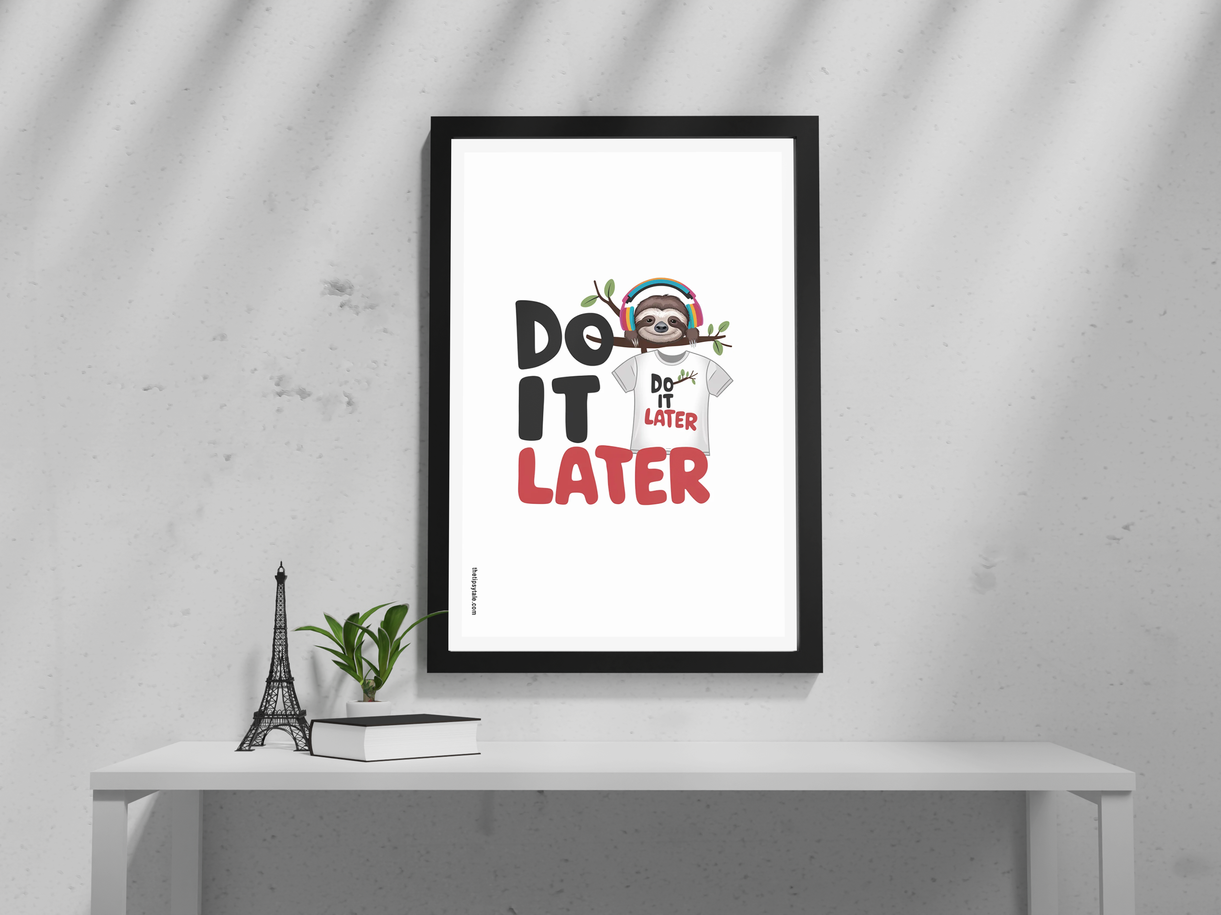 "Do It Later" Poster – Add a Touch of Personality to Your Space