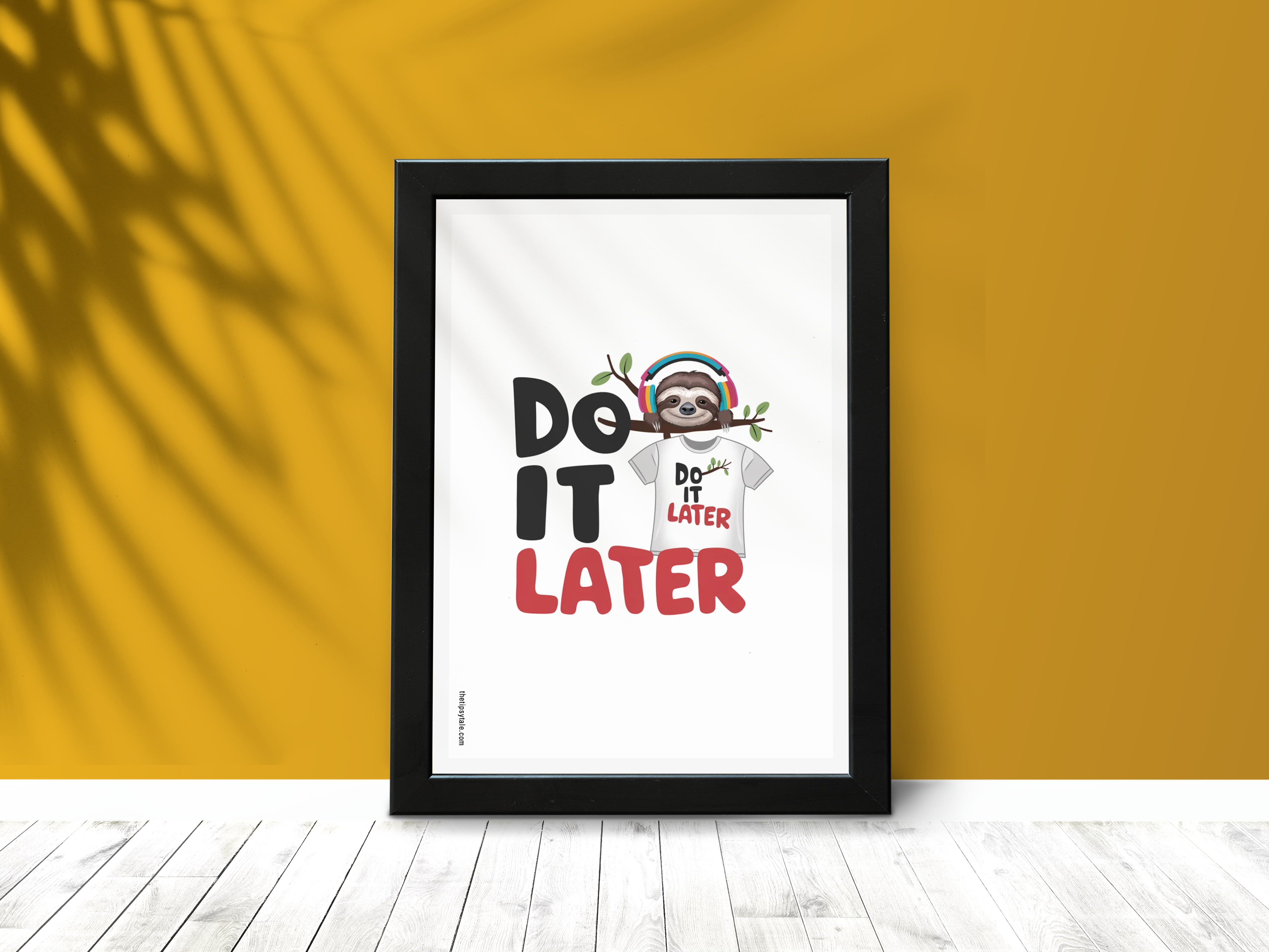 "Do It Later" Poster – Add a Touch of Personality to Your Space