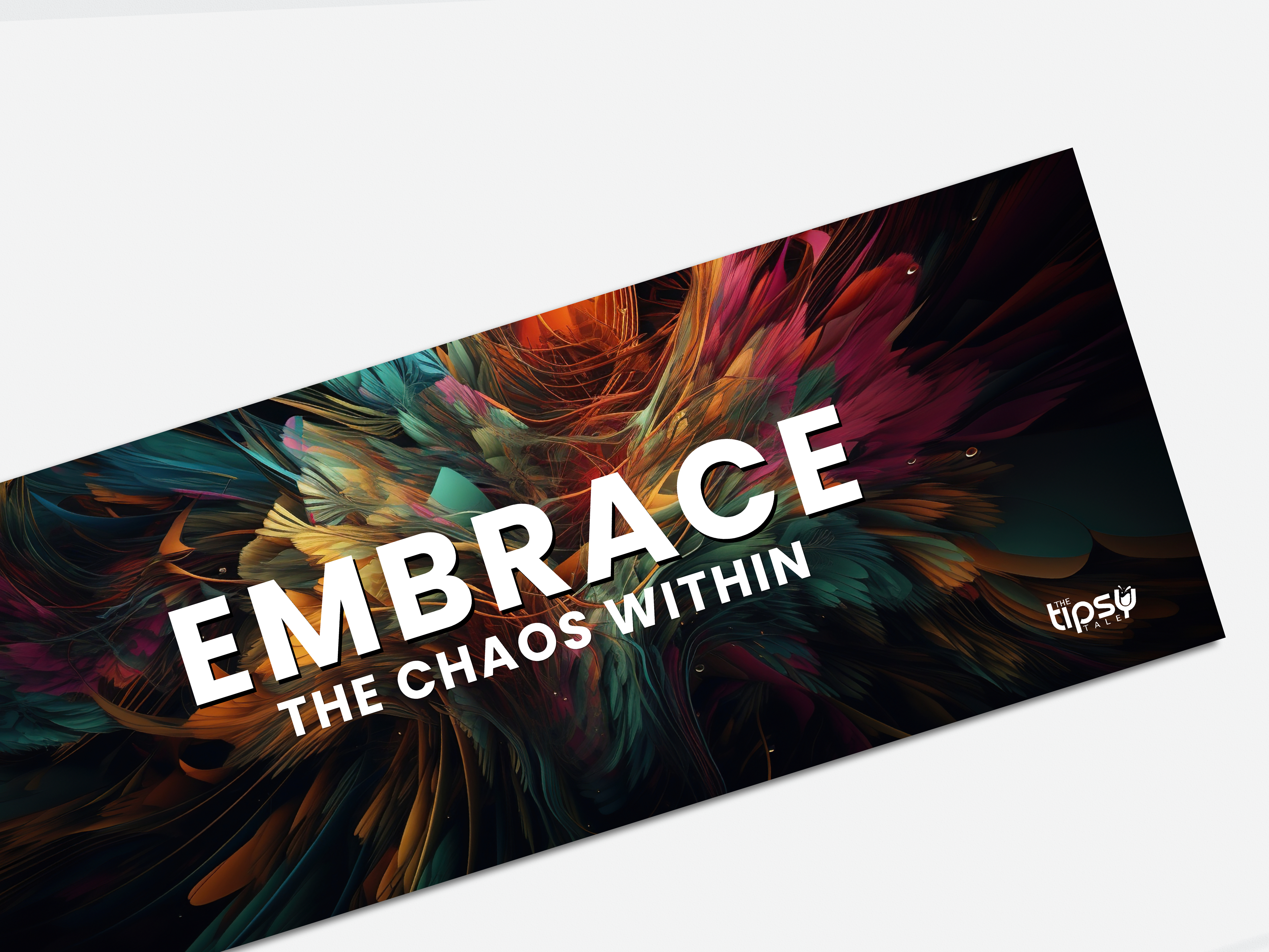 "Chaos is the playground of brave" Gaming Mousepad – Elevate Your Gaming Experience