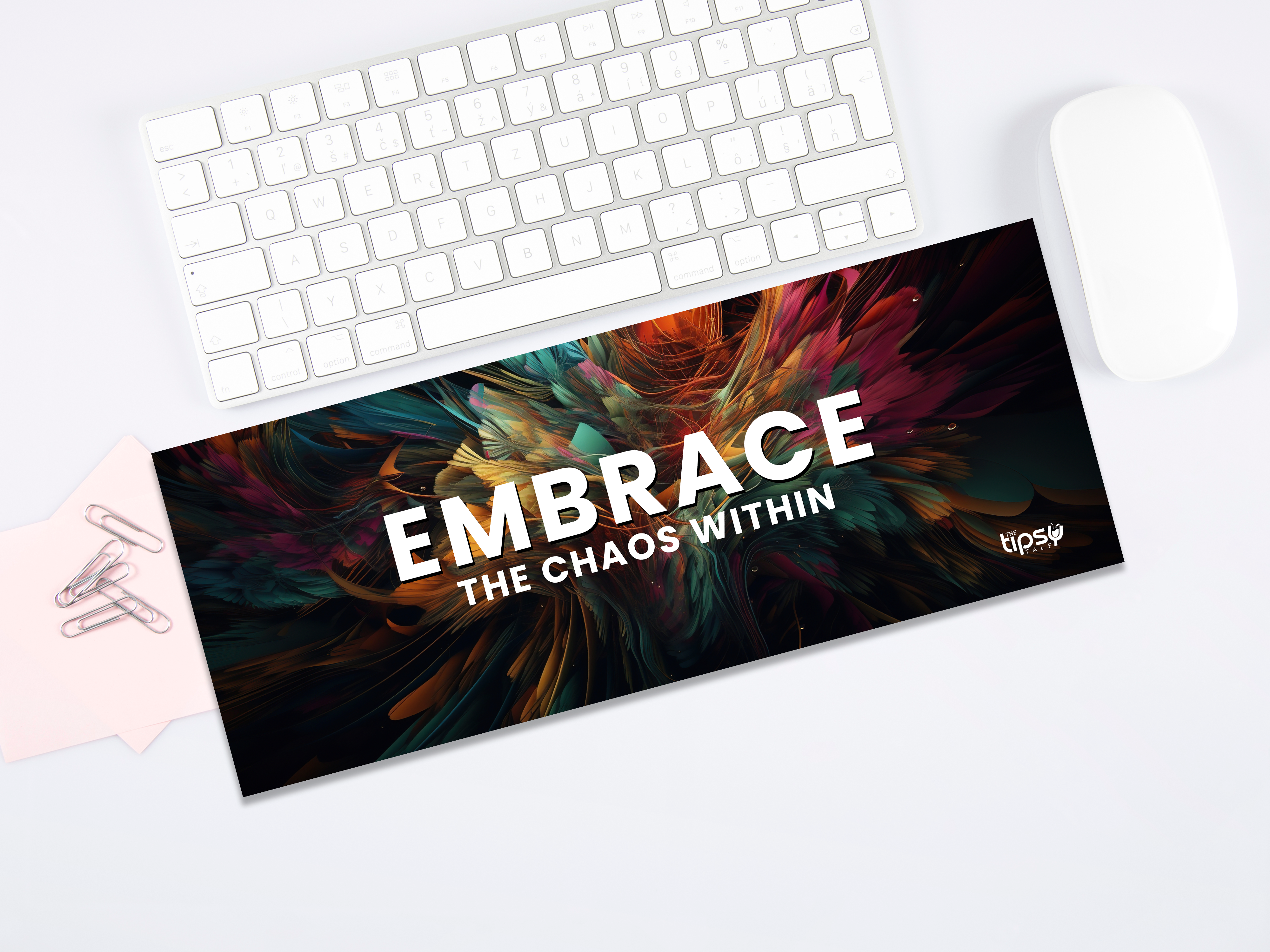 "Chaos is the playground of brave" Gaming Mousepad – Elevate Your Gaming Experience