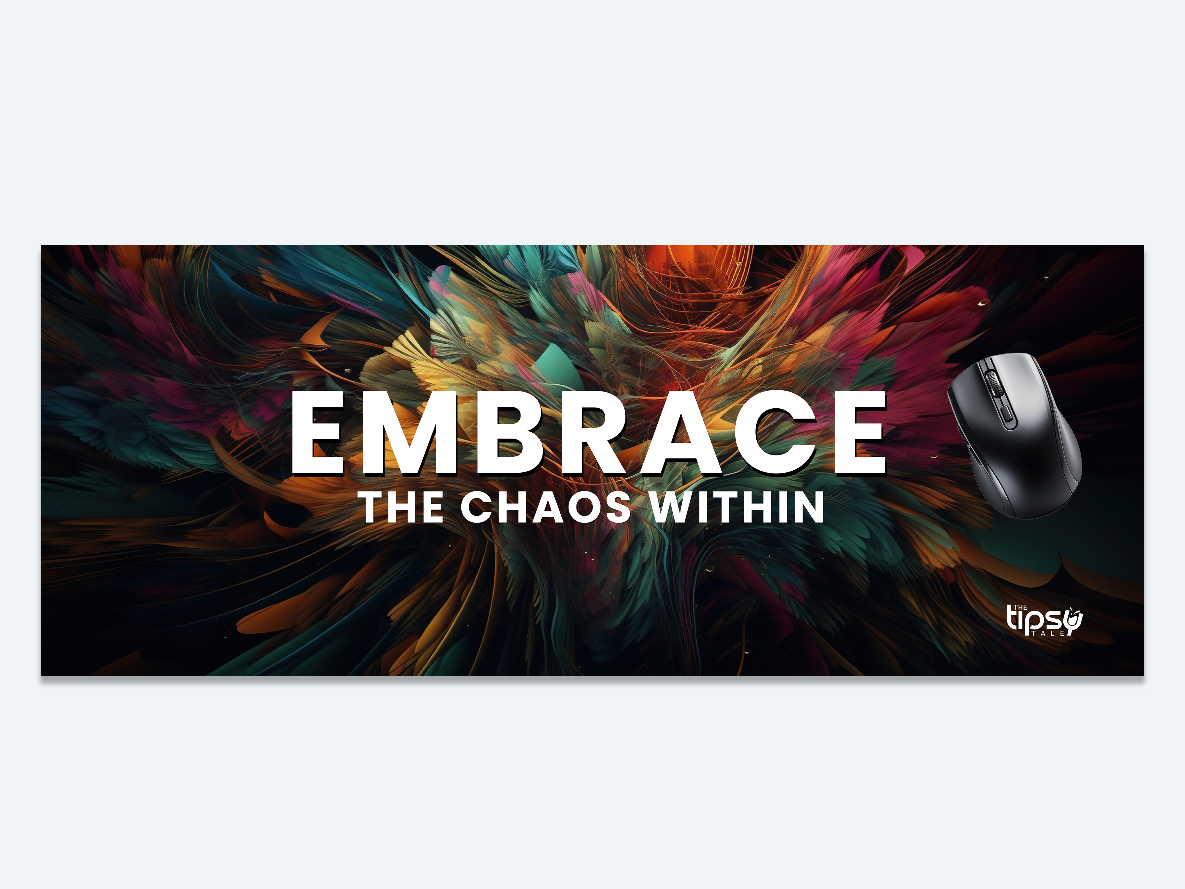 "Chaos is the playground of brave" Gaming Mousepad – Elevate Your Gaming Experience