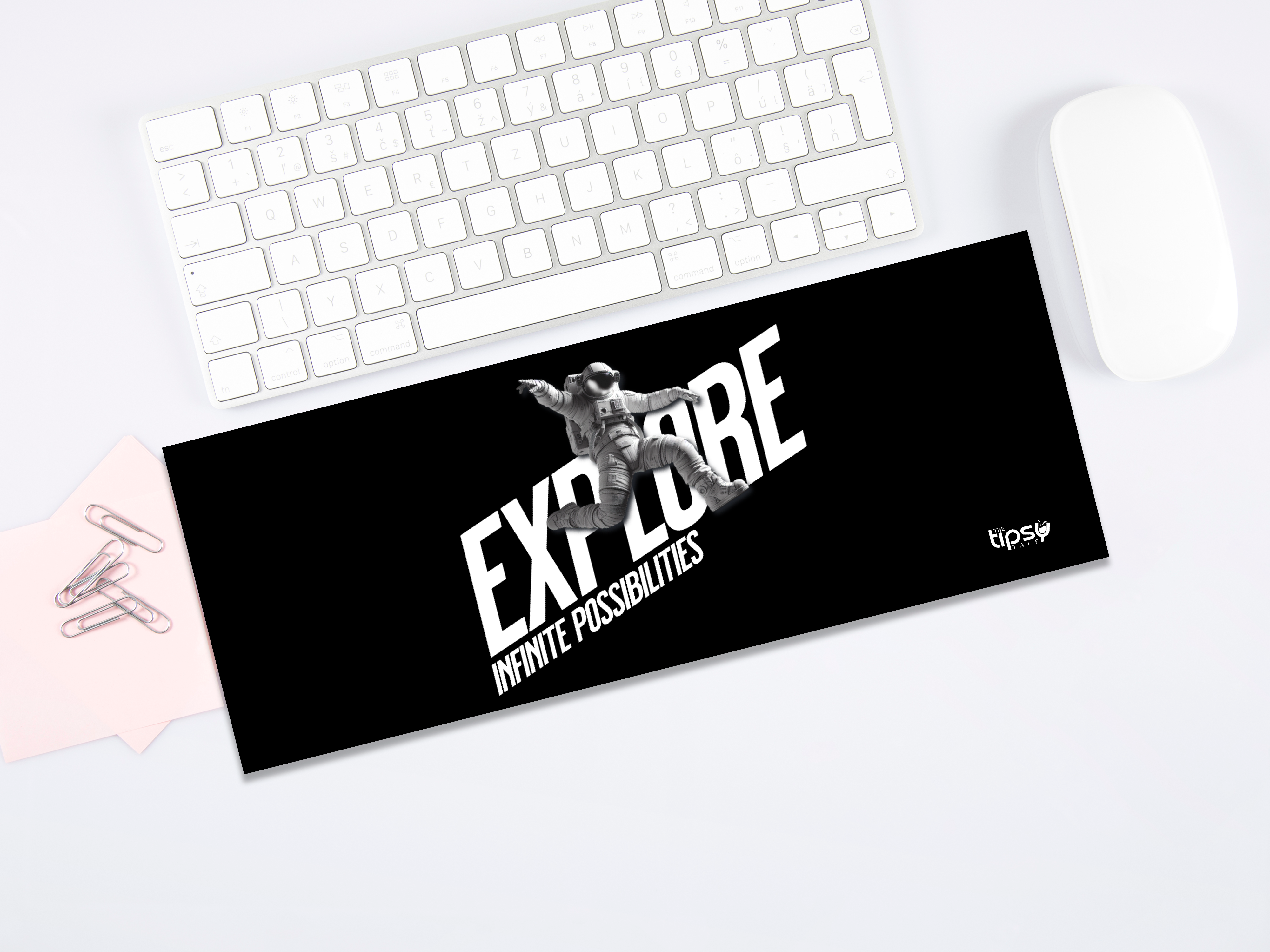 "Explore with SpaceMan" Gaming Mousepad – Elevate Your Gaming Experience