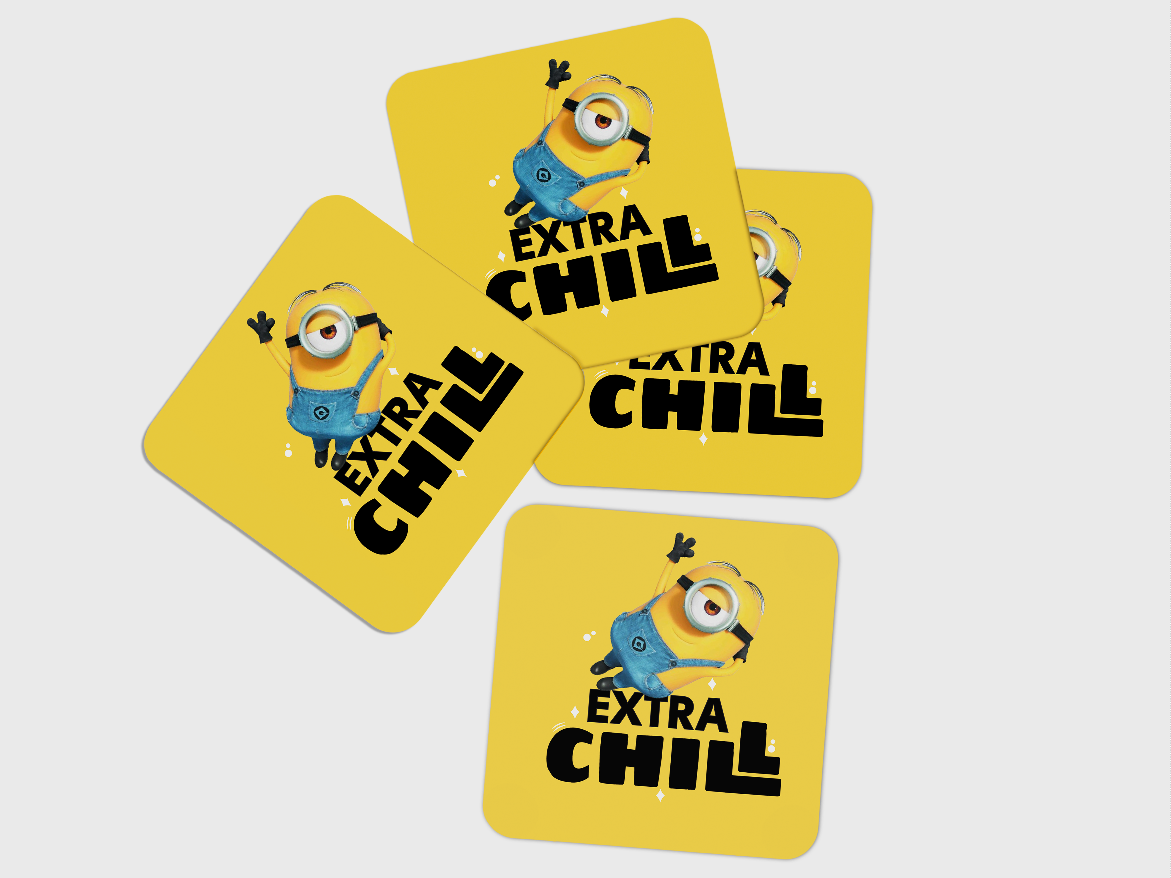 Chill Out through your day, just like minions do: Minion Coaster