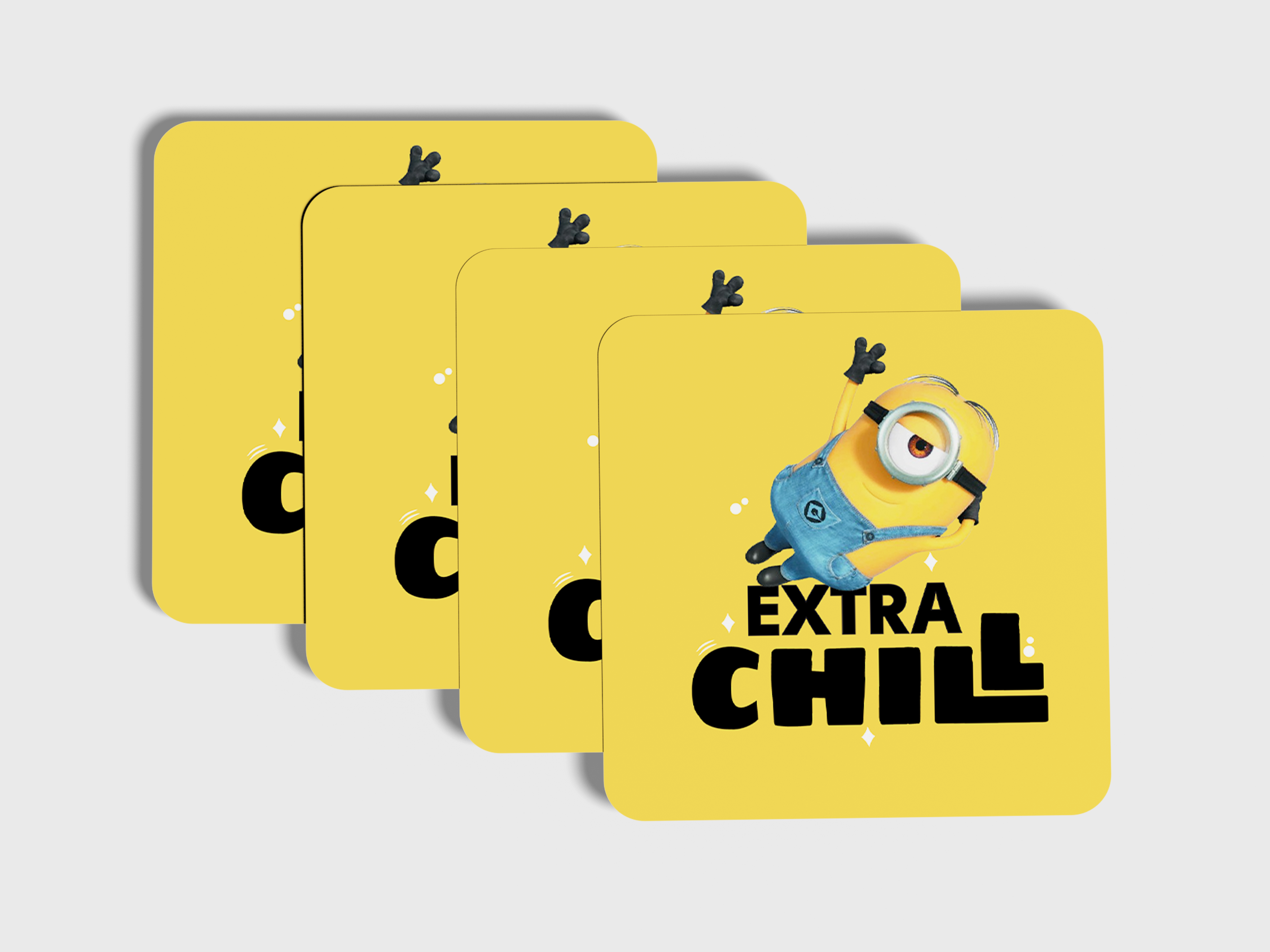 Chill Out through your day, just like minions do: Minion Coaster