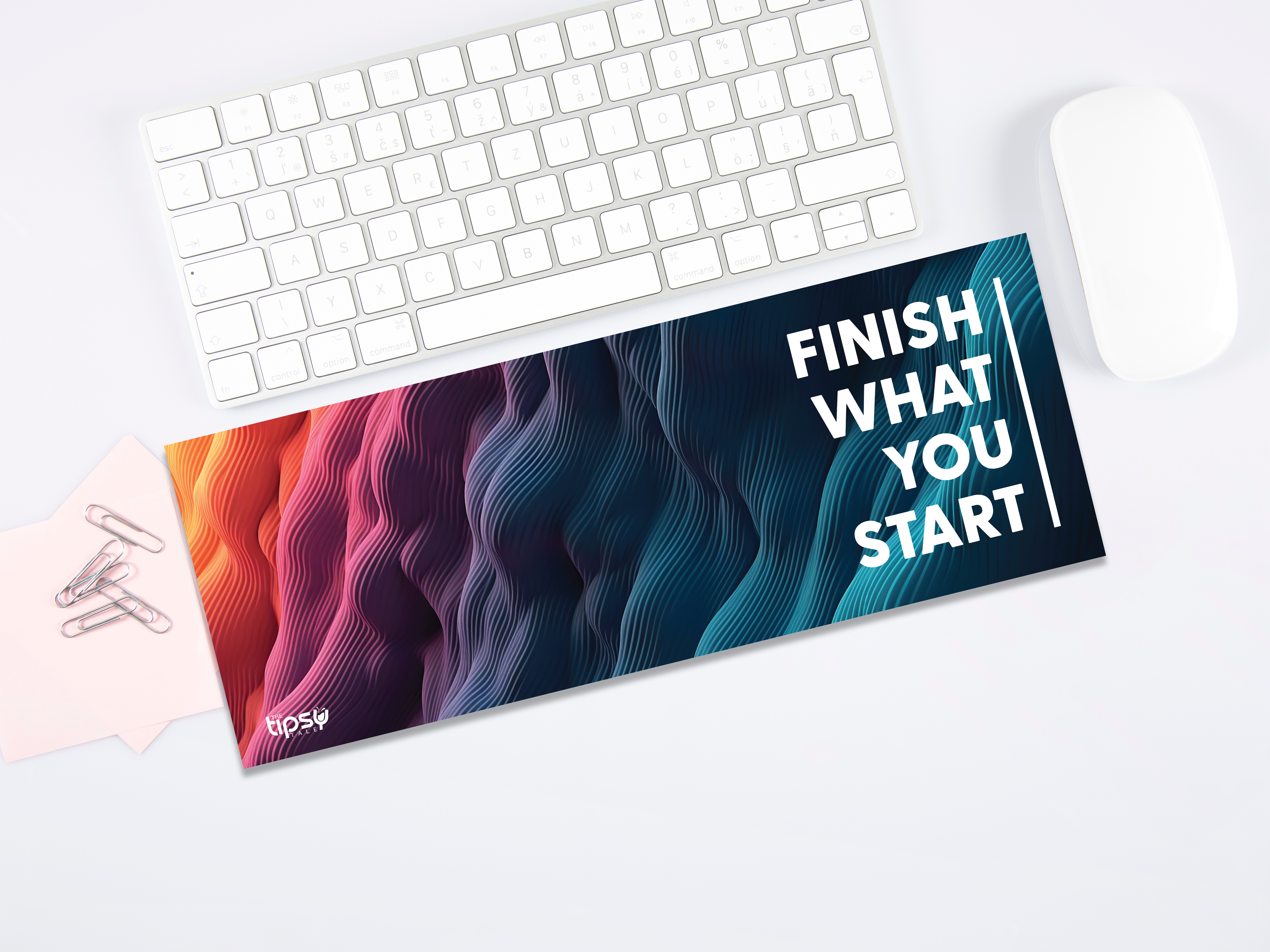 "Wave of Motivation" Gaming Mousepad – Elevate Your Gaming Experience