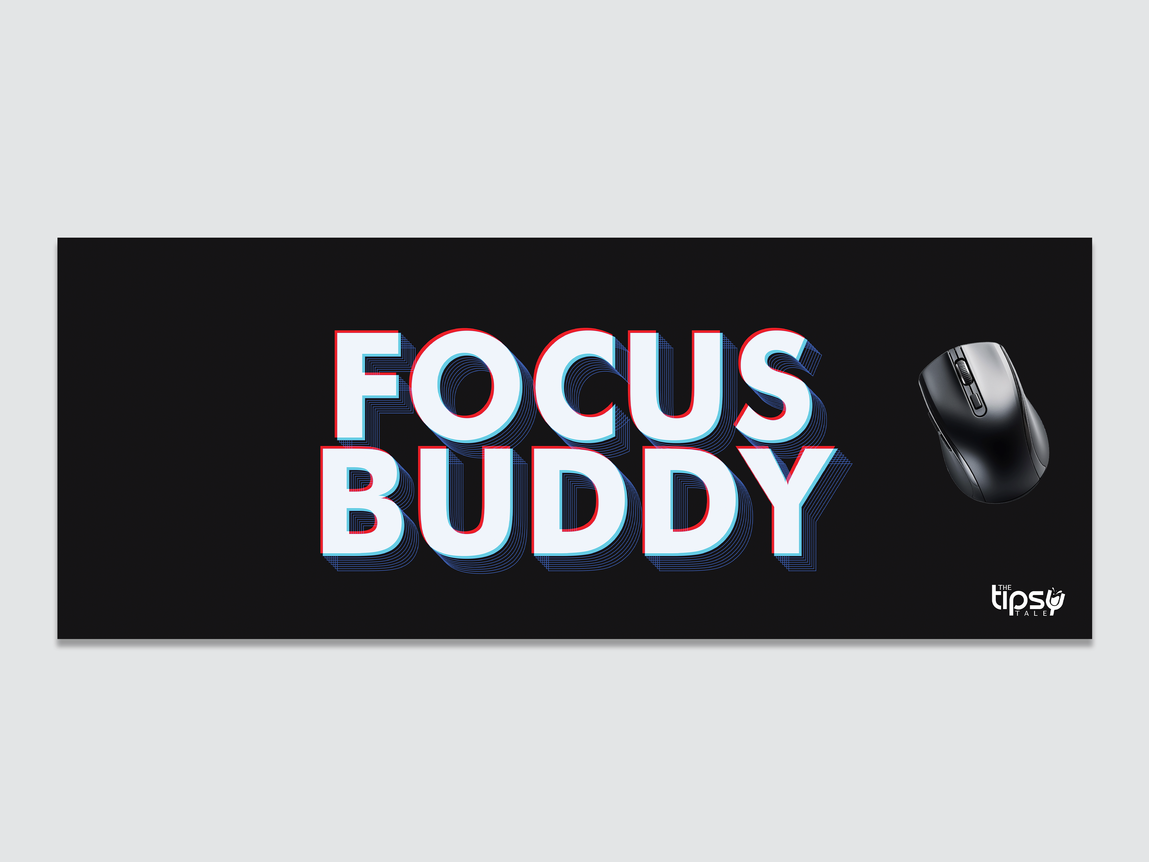 "Focus Buddy" Gaming Mousepad – Elevate Your Gaming Experience