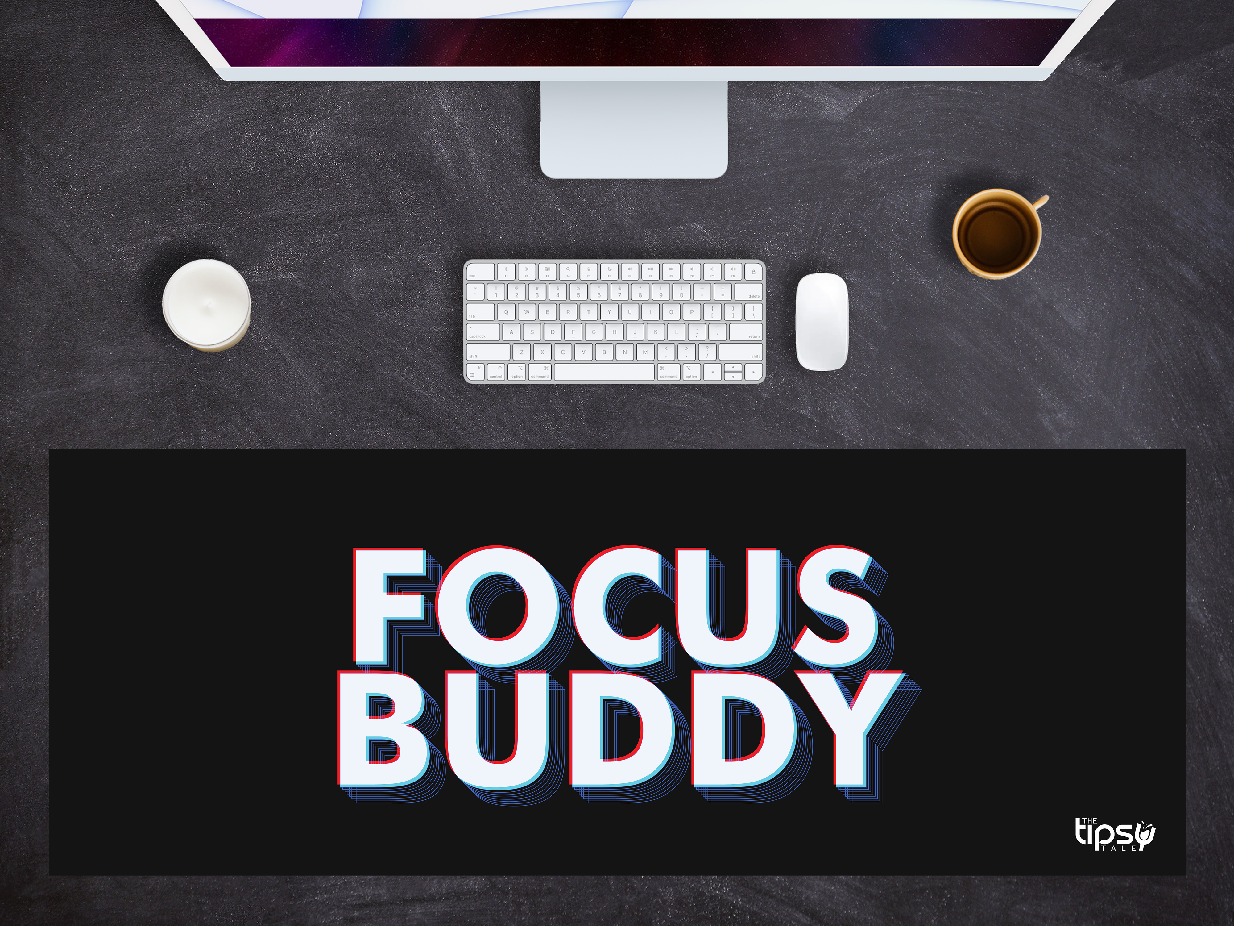 "Focus Buddy" Gaming Mousepad – Elevate Your Gaming Experience