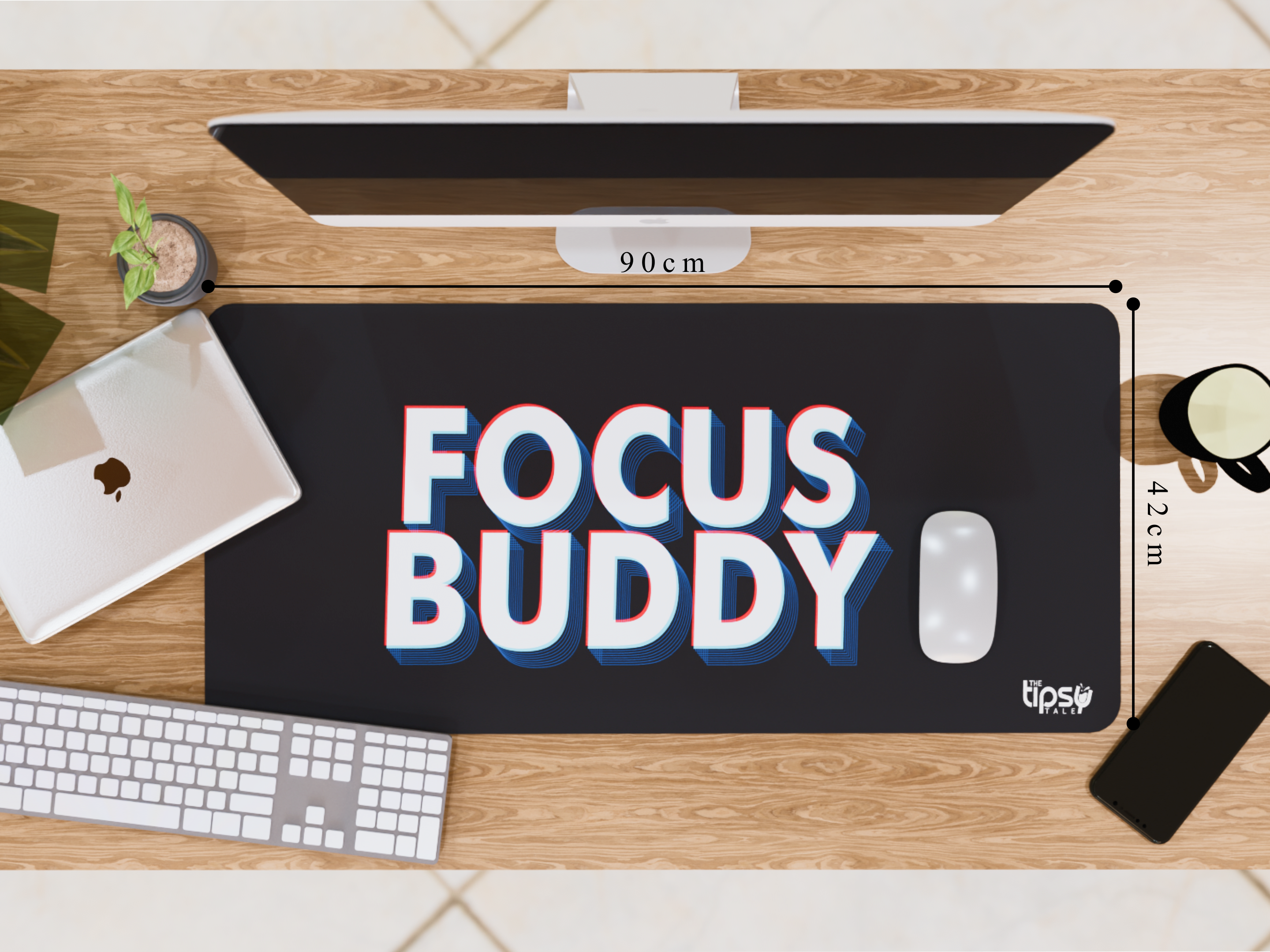 "Focus Buddy" Gaming Mousepad – Elevate Your Gaming Experience