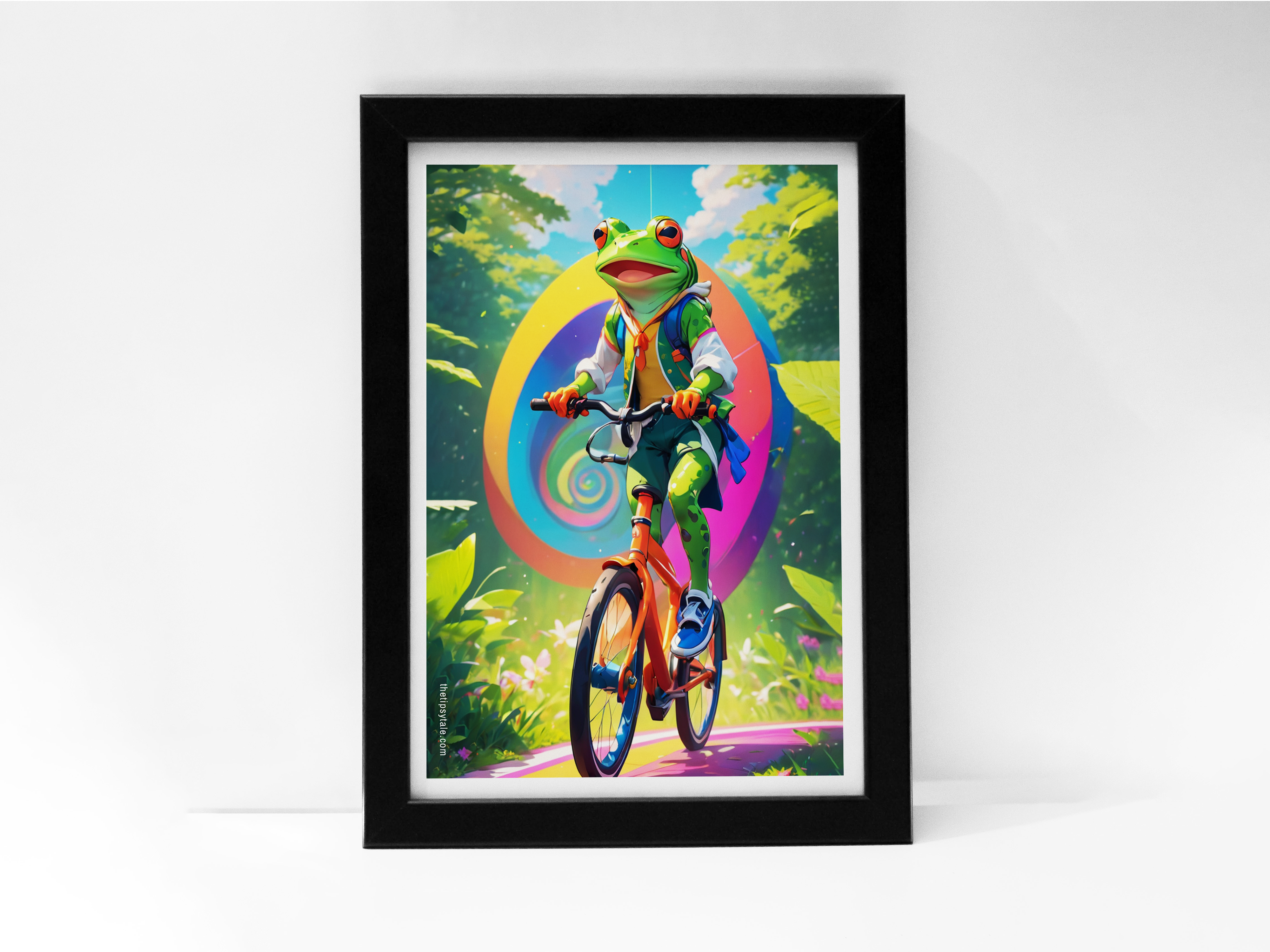 "Quirky Frog" Poster – Add a Touch of Personality to Your Space