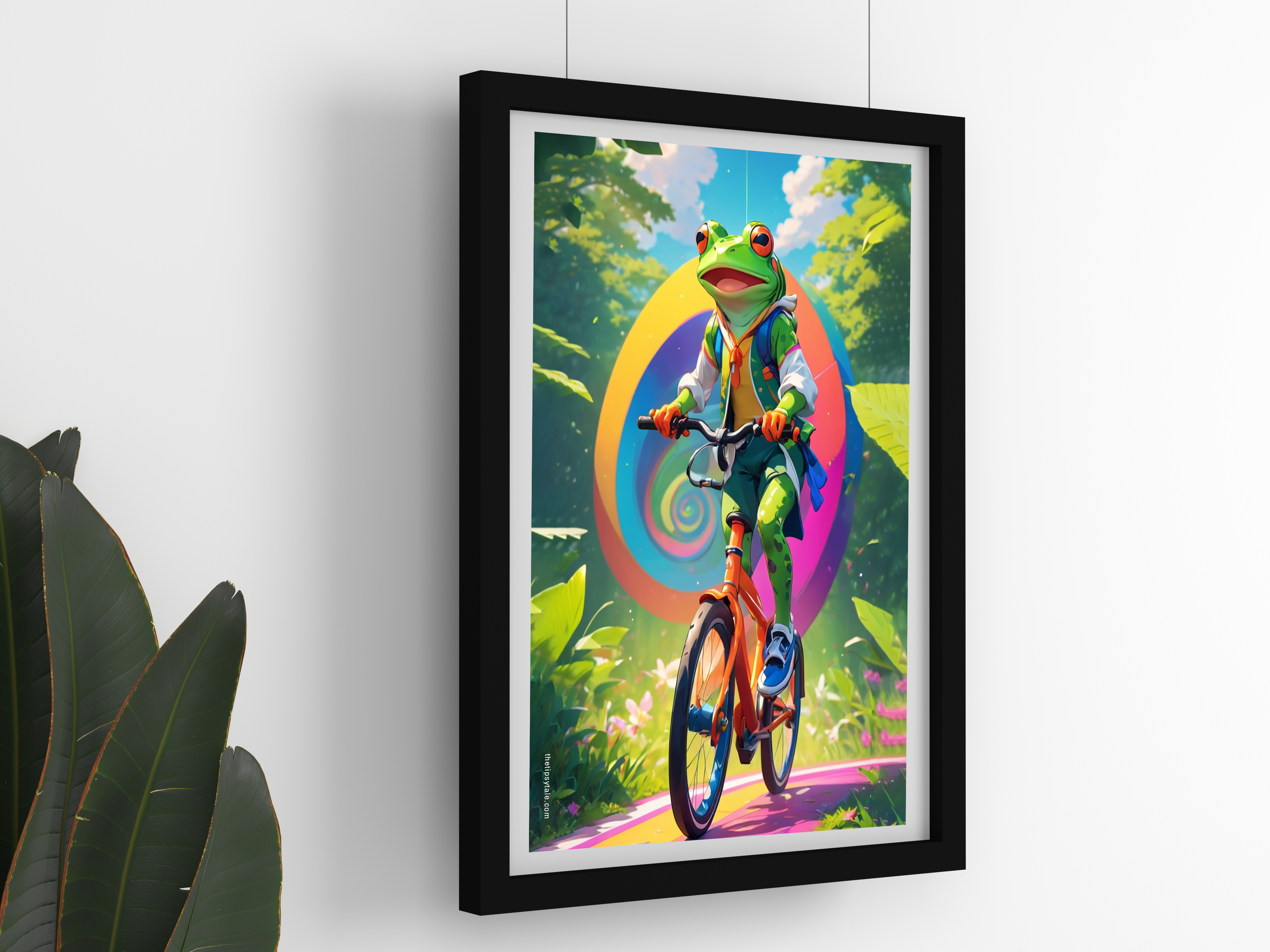 "Quirky Frog" Poster – Add a Touch of Personality to Your Space