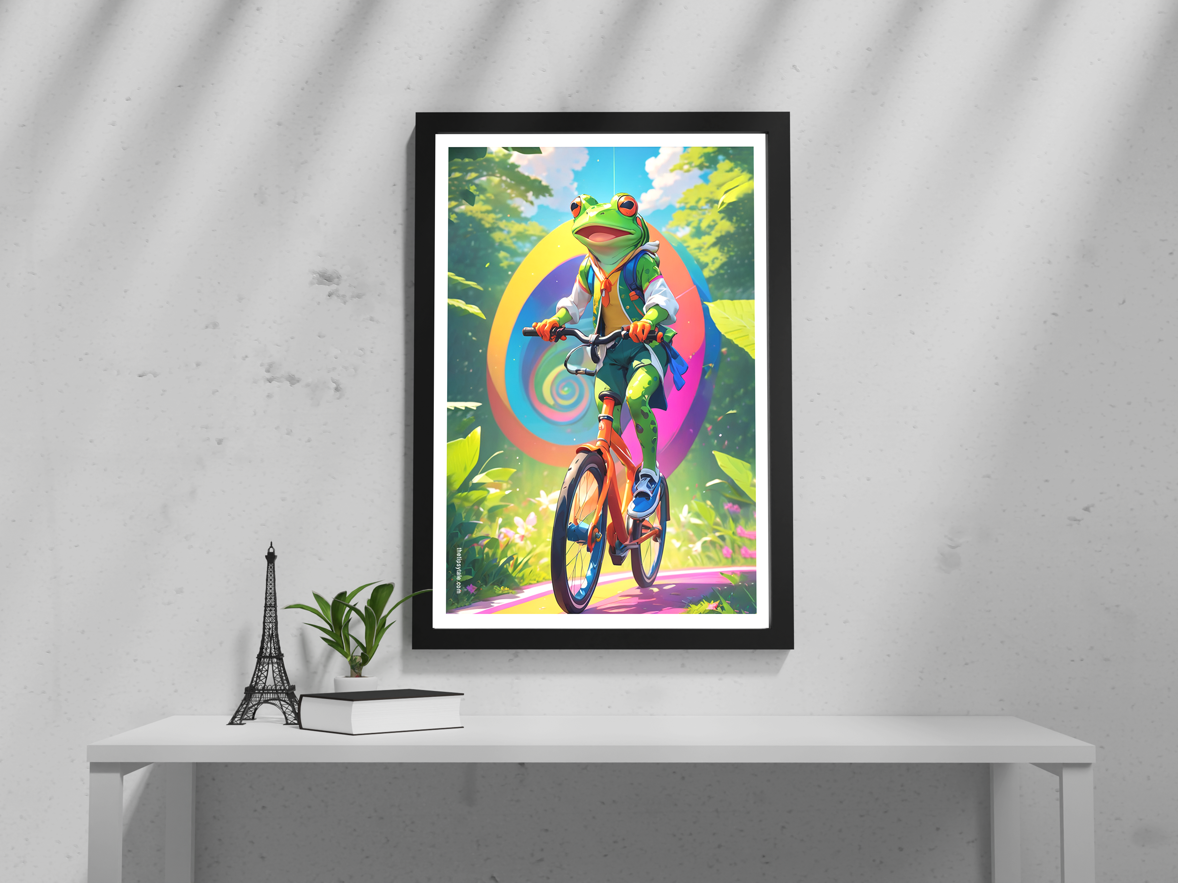 "Quirky Frog" Poster – Add a Touch of Personality to Your Space