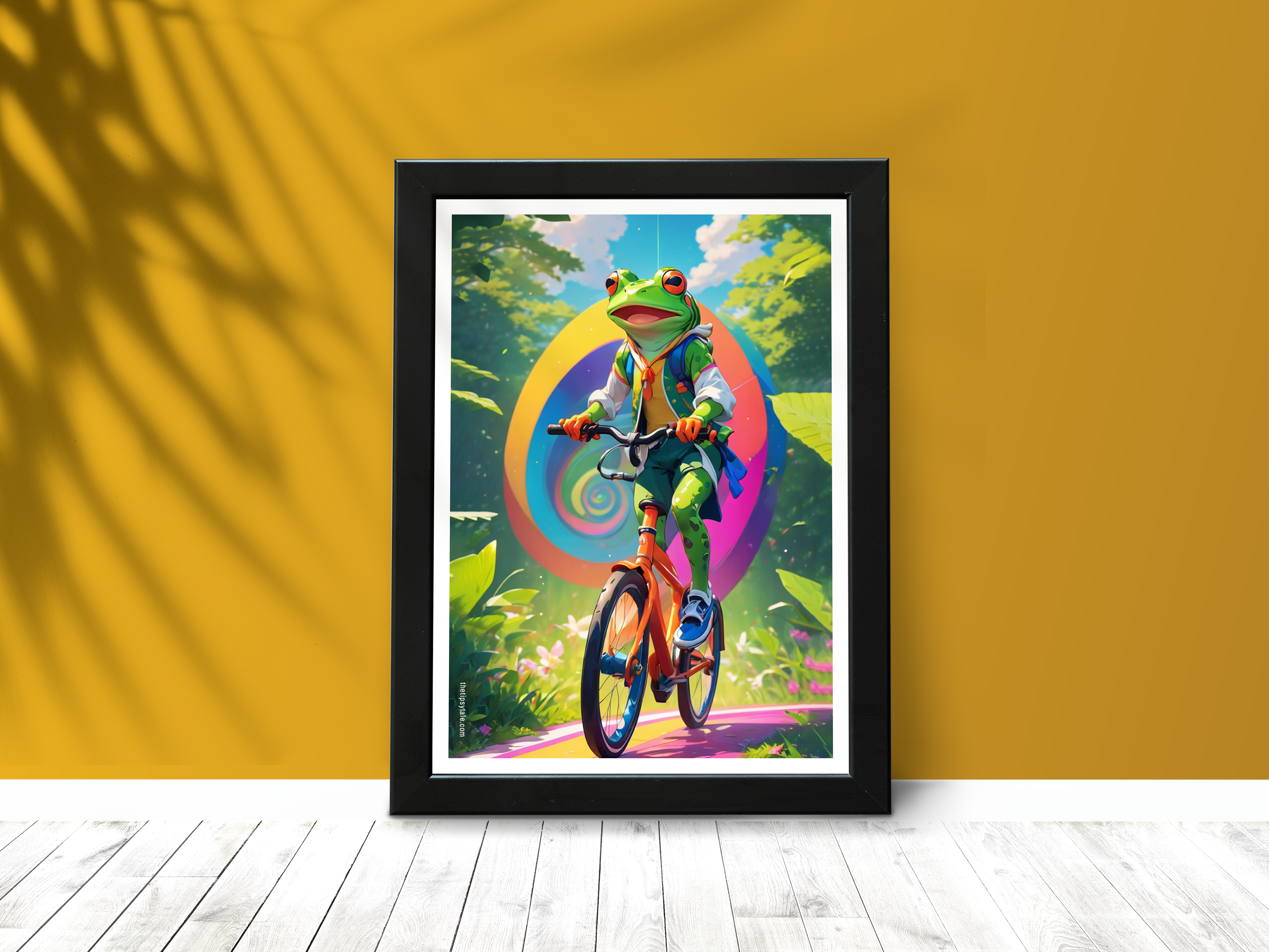 "Quirky Frog" Poster – Add a Touch of Personality to Your Space