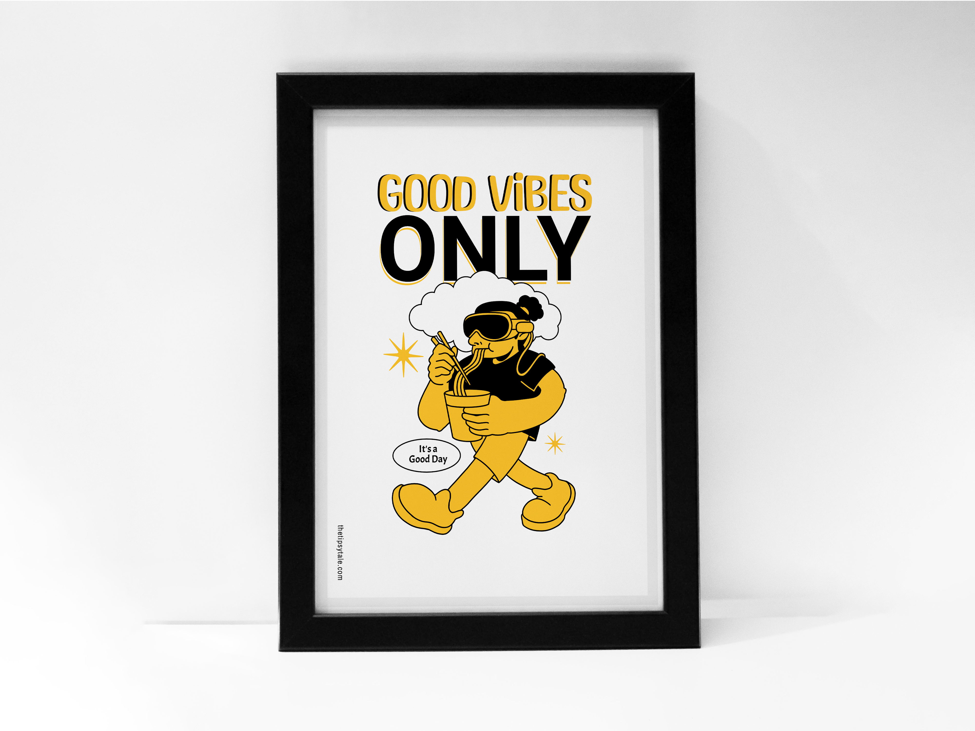 "Good Vibes" Poster – Add a Touch of Personality to Your Space