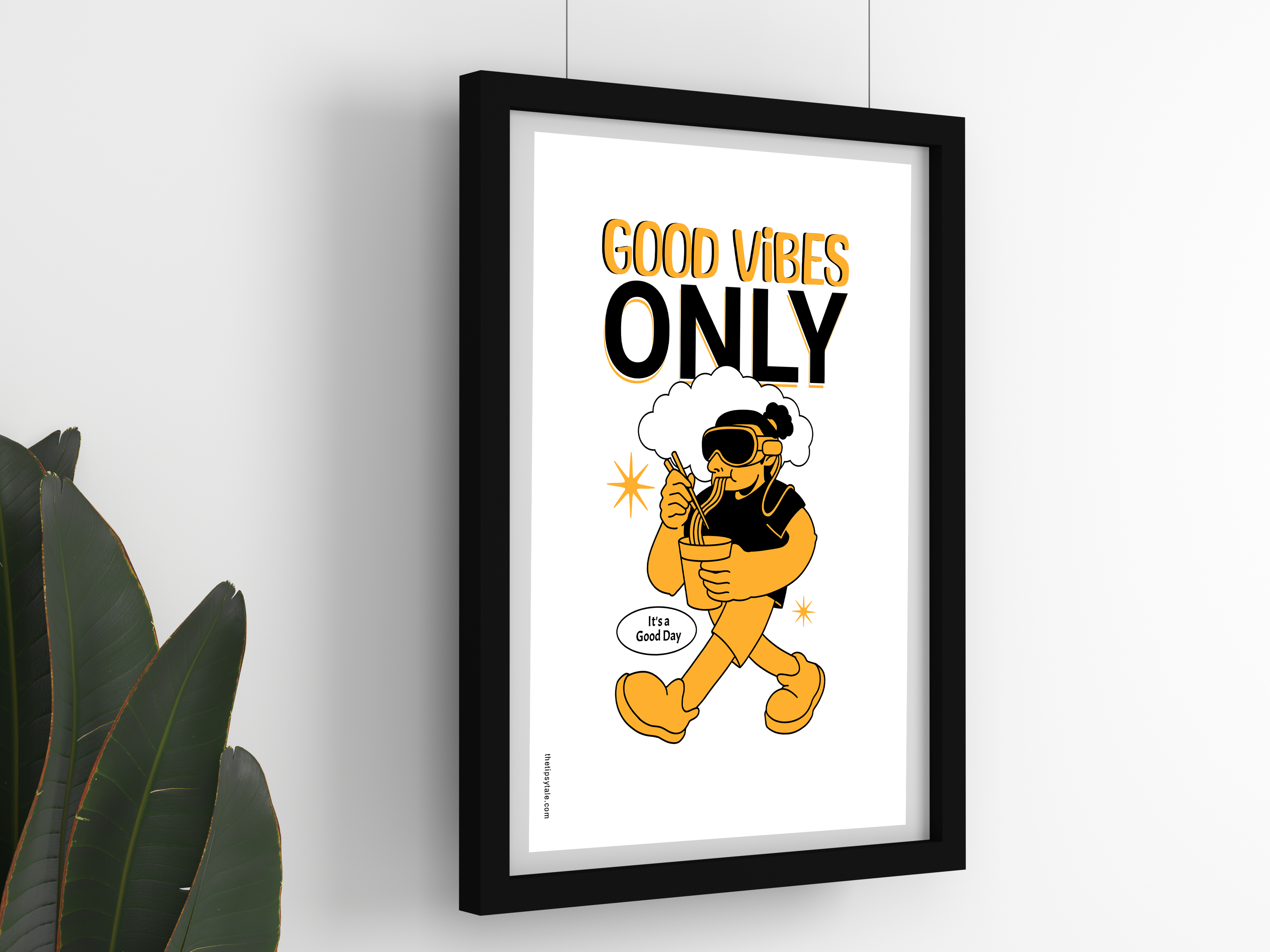 "Good Vibes" Poster – Add a Touch of Personality to Your Space