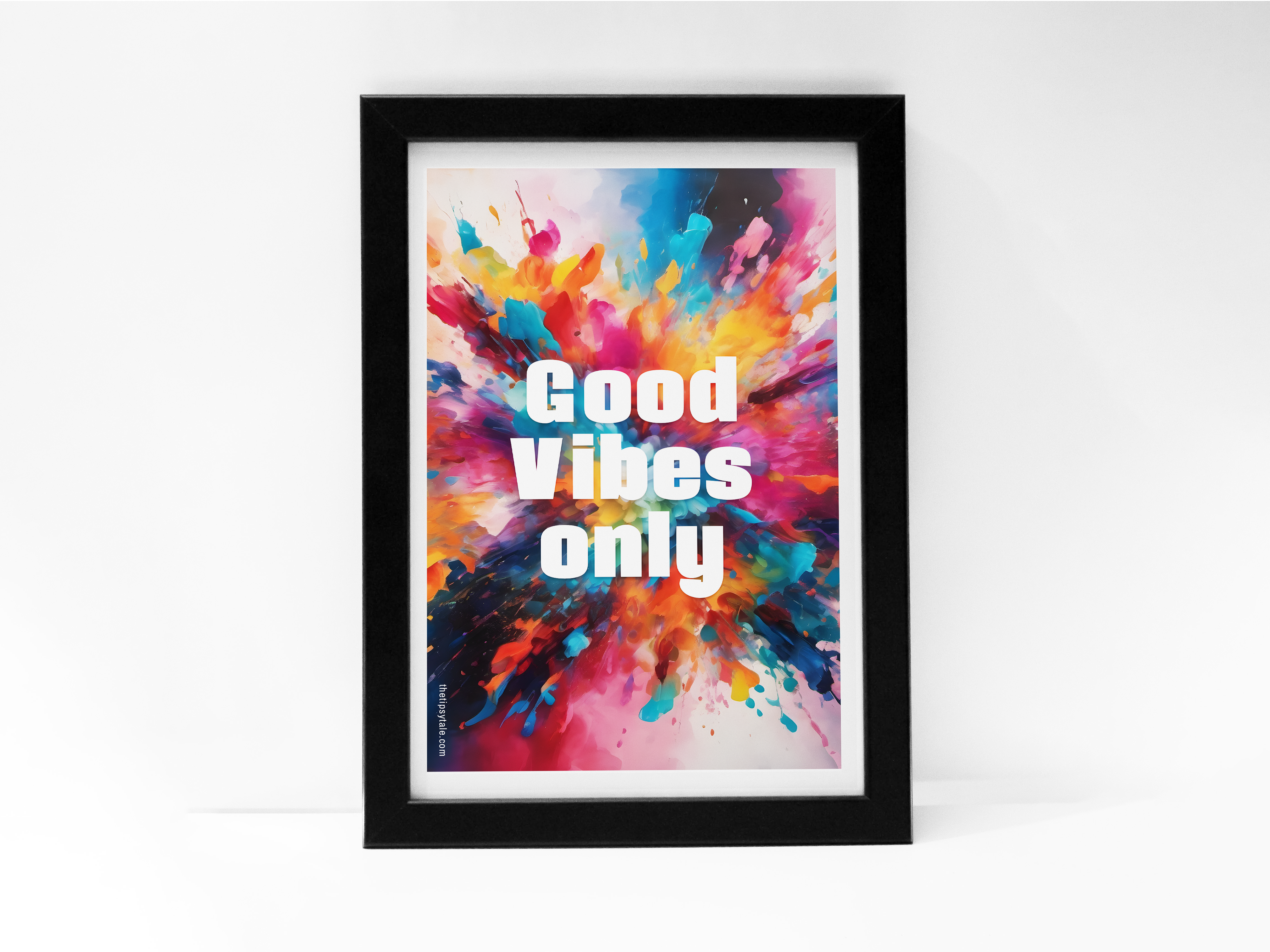 "Splash Good Vibes" Poster – Add a Touch of Personality to Your Space