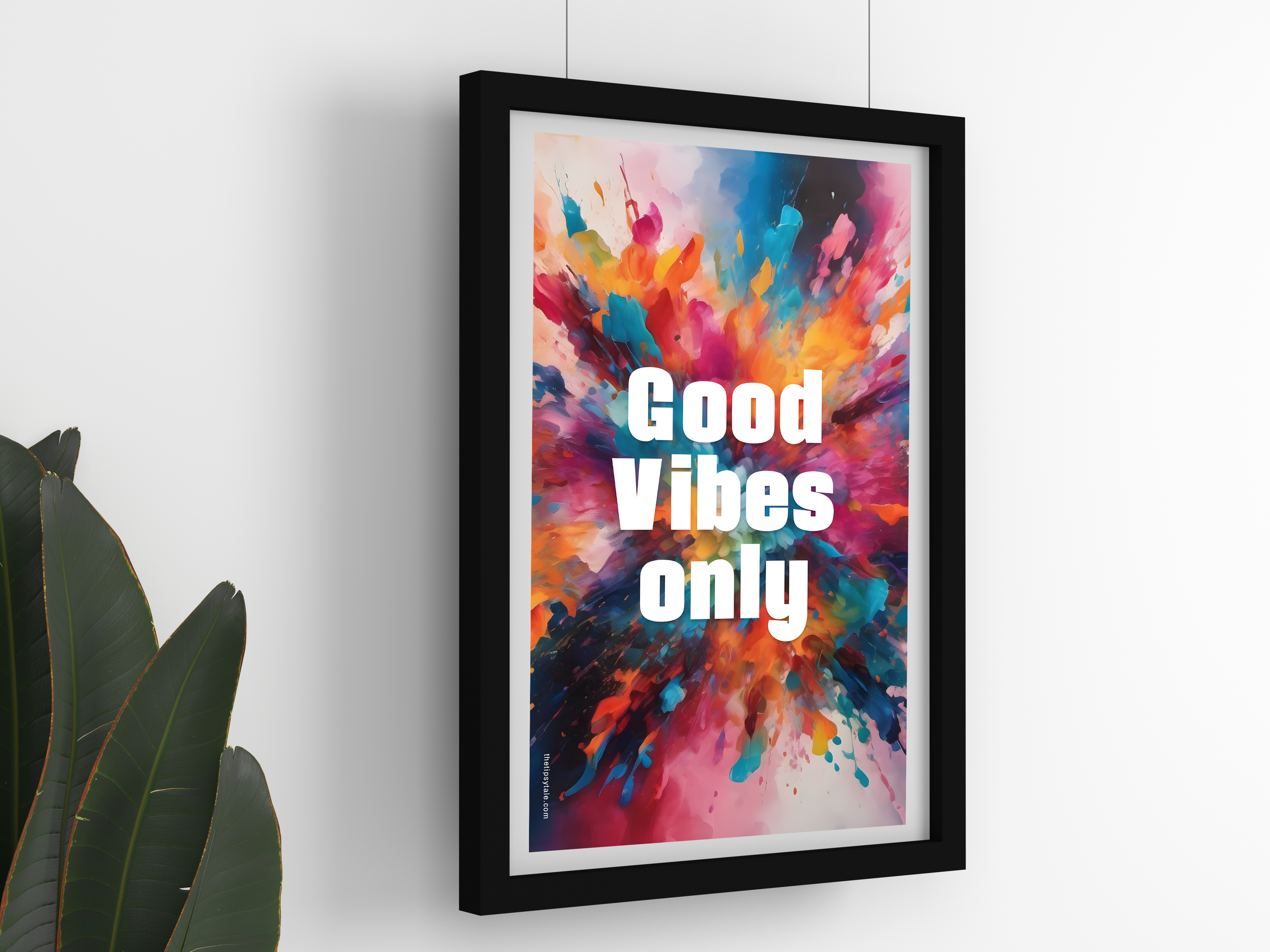 "Splash Good Vibes" Poster – Add a Touch of Personality to Your Space