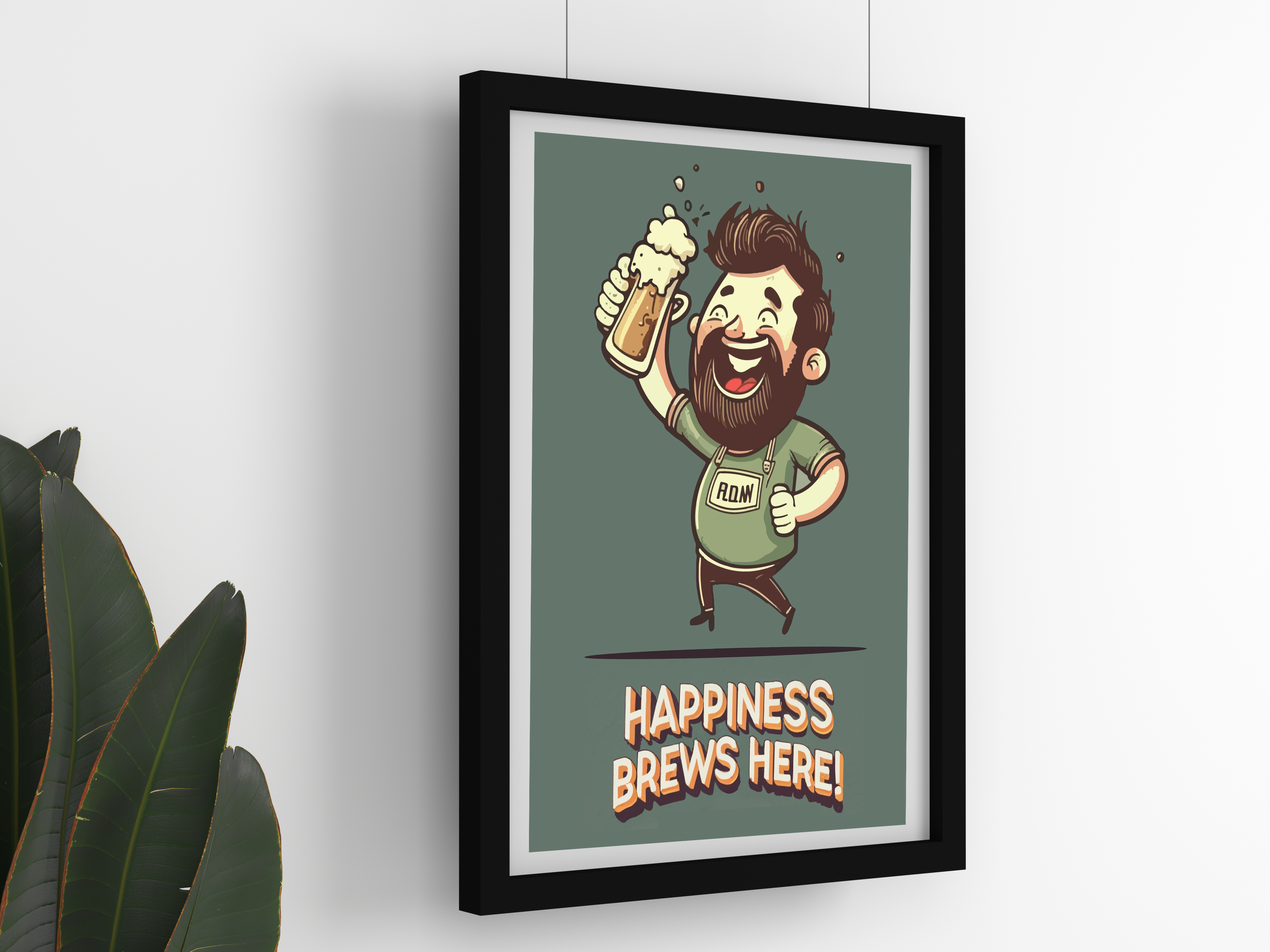 Happiness Brews right here with a Virtual Cheer:Poster