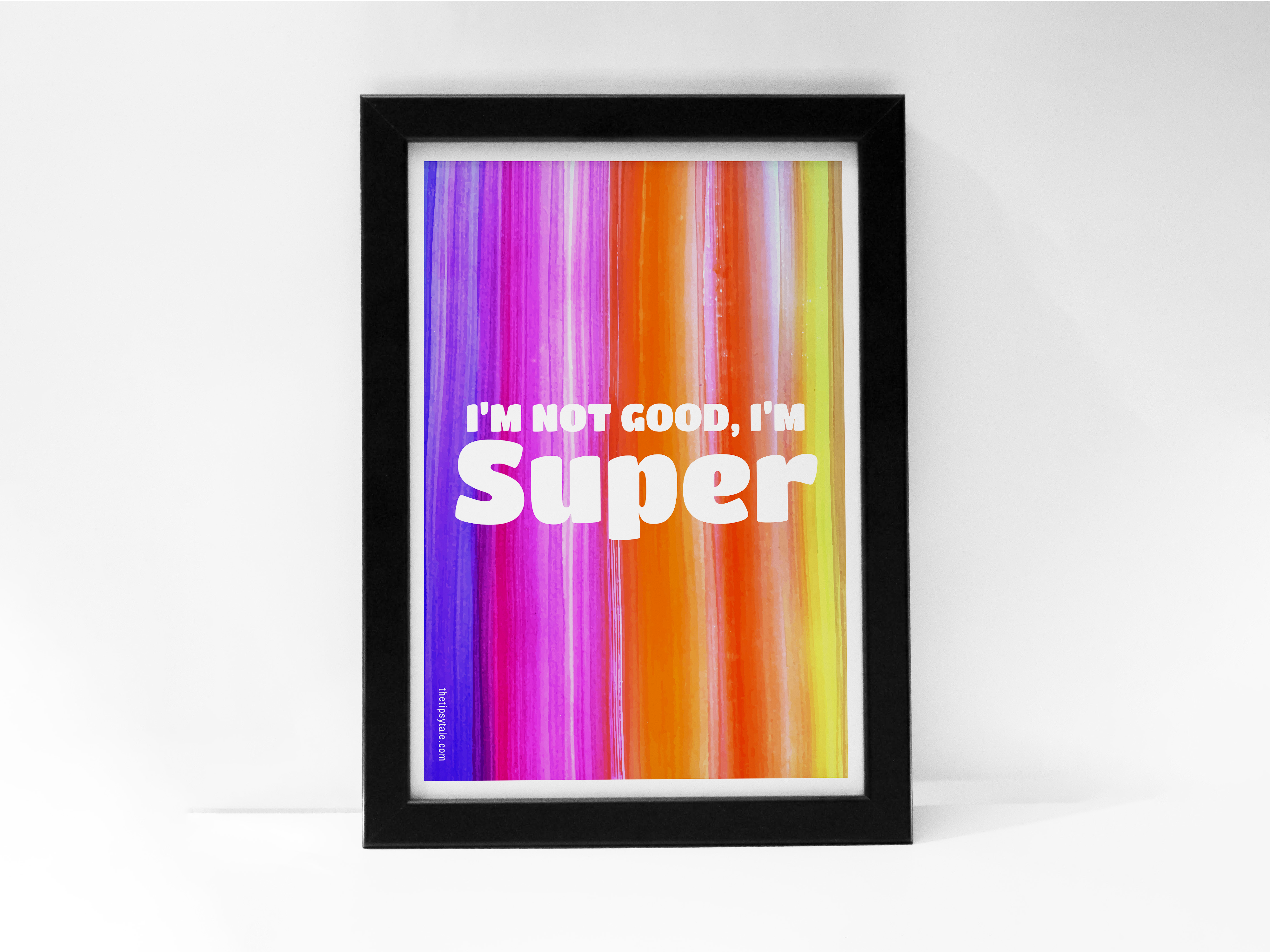 "Good is a limit, But be super" Poster – Add a Touch of Personality to Your Space