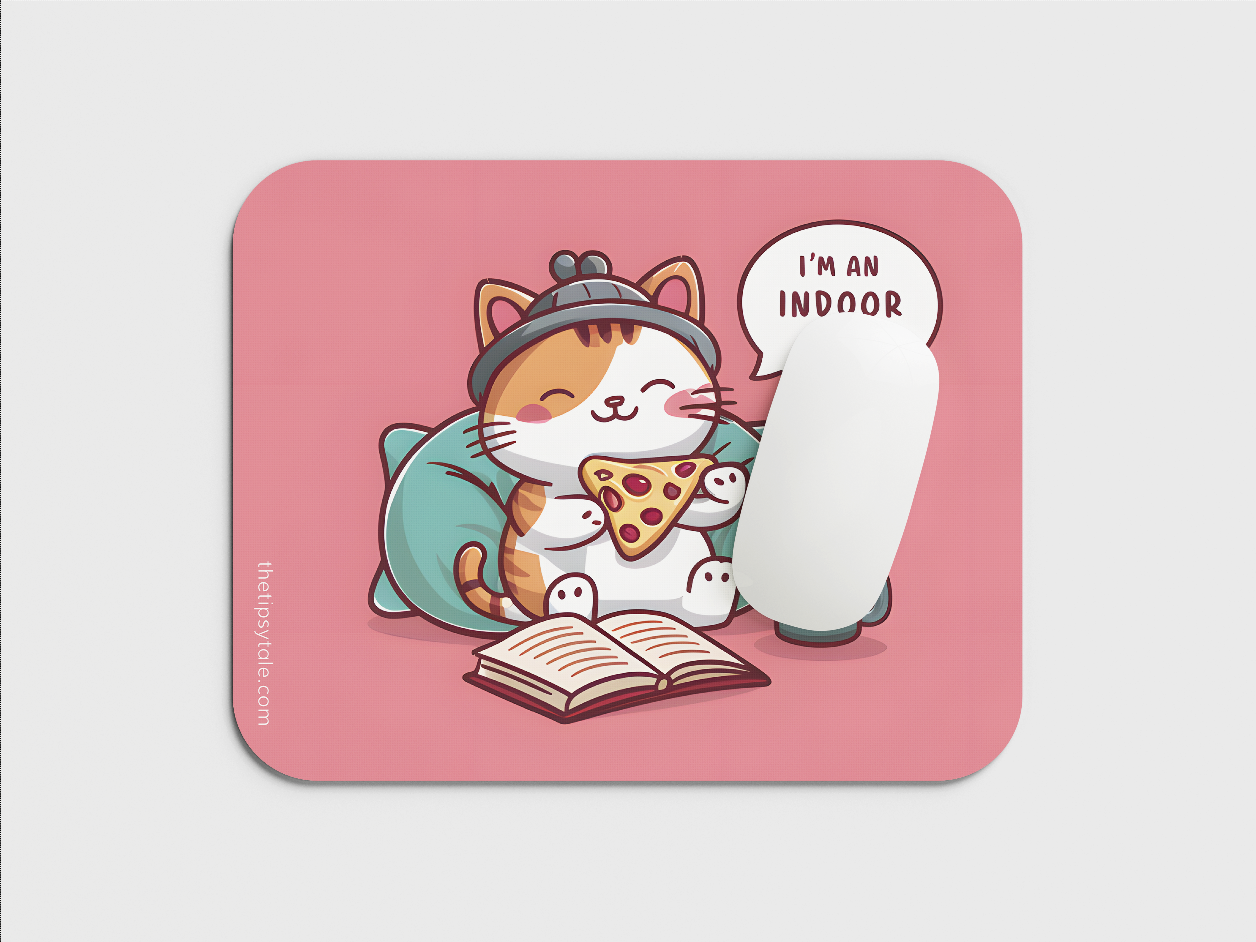 "I Am an Indoor Cat" Mousepad – Enhance Your Workspace with Style