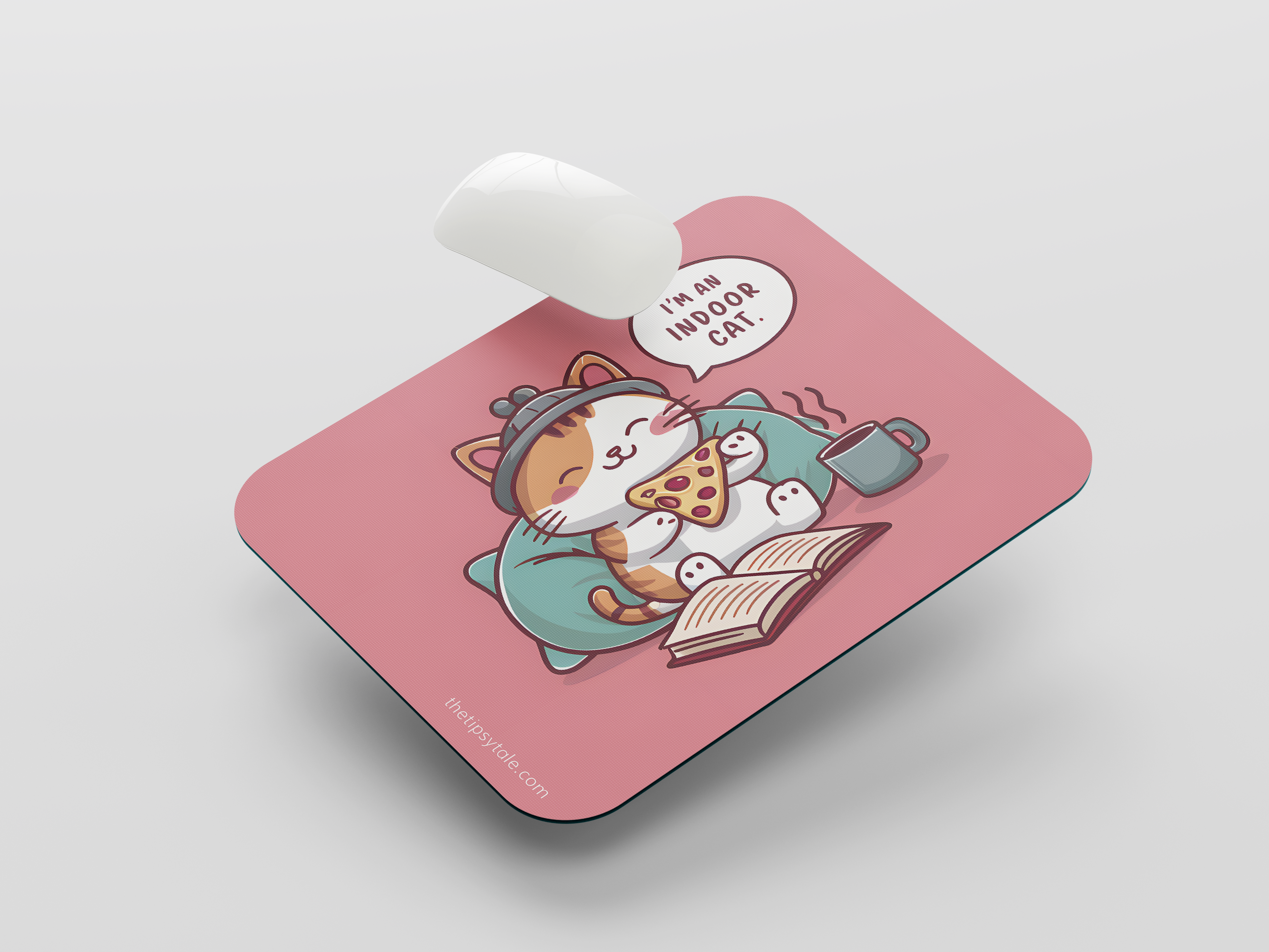 "I Am an Indoor Cat" Mousepad – Enhance Your Workspace with Style