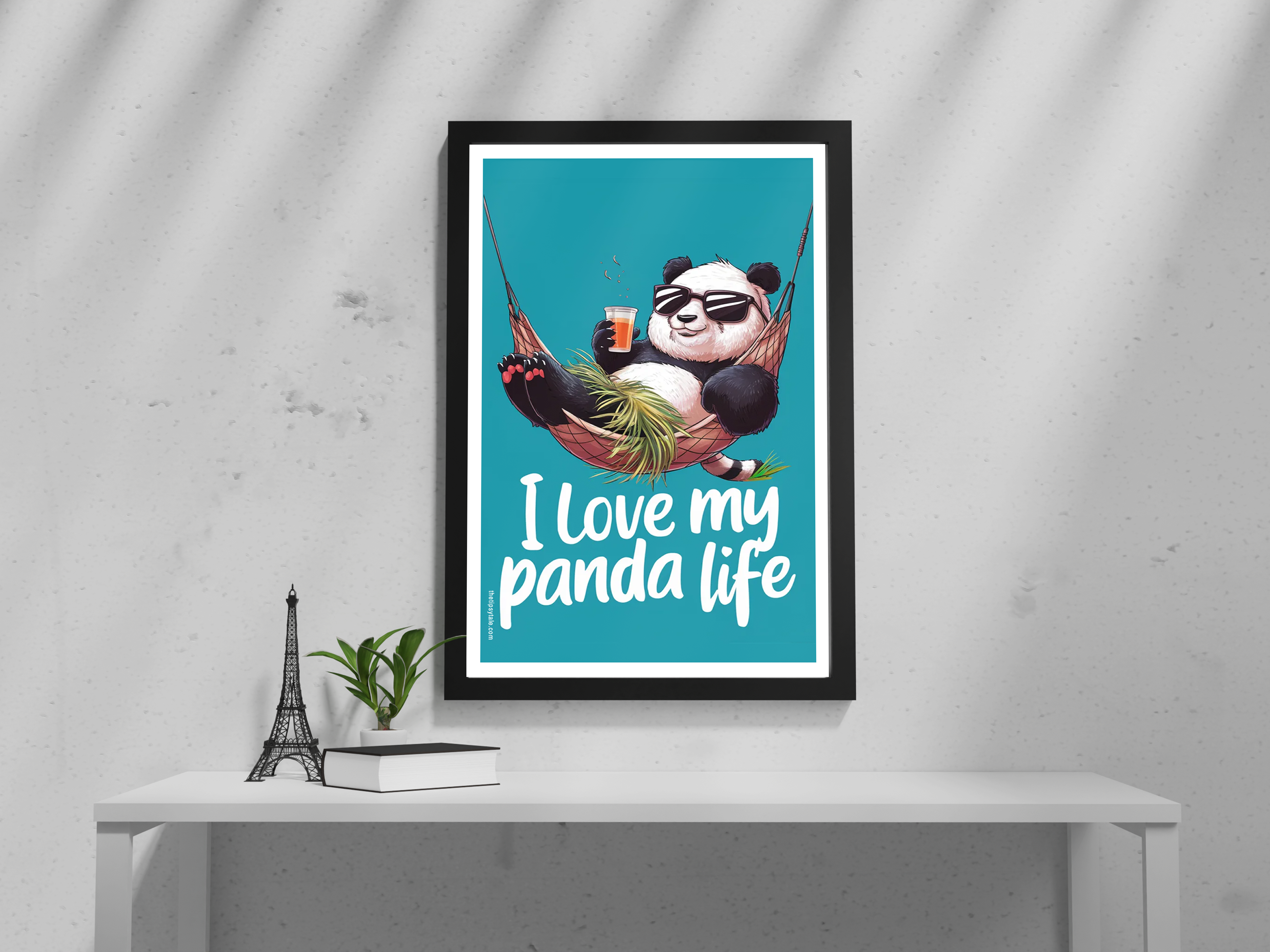 "Laze Out Like Panda" Poster – Add a Touch of Personality to Your Space