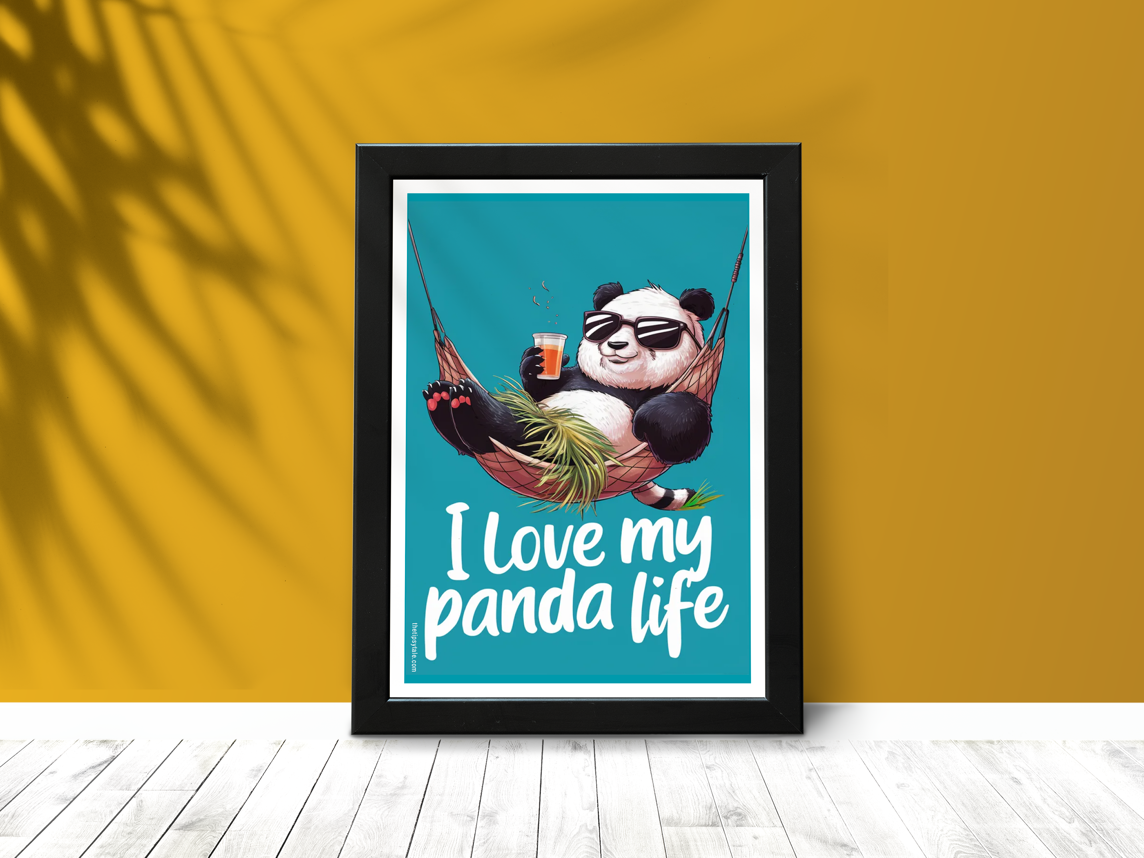 "Laze Out Like Panda" Poster – Add a Touch of Personality to Your Space