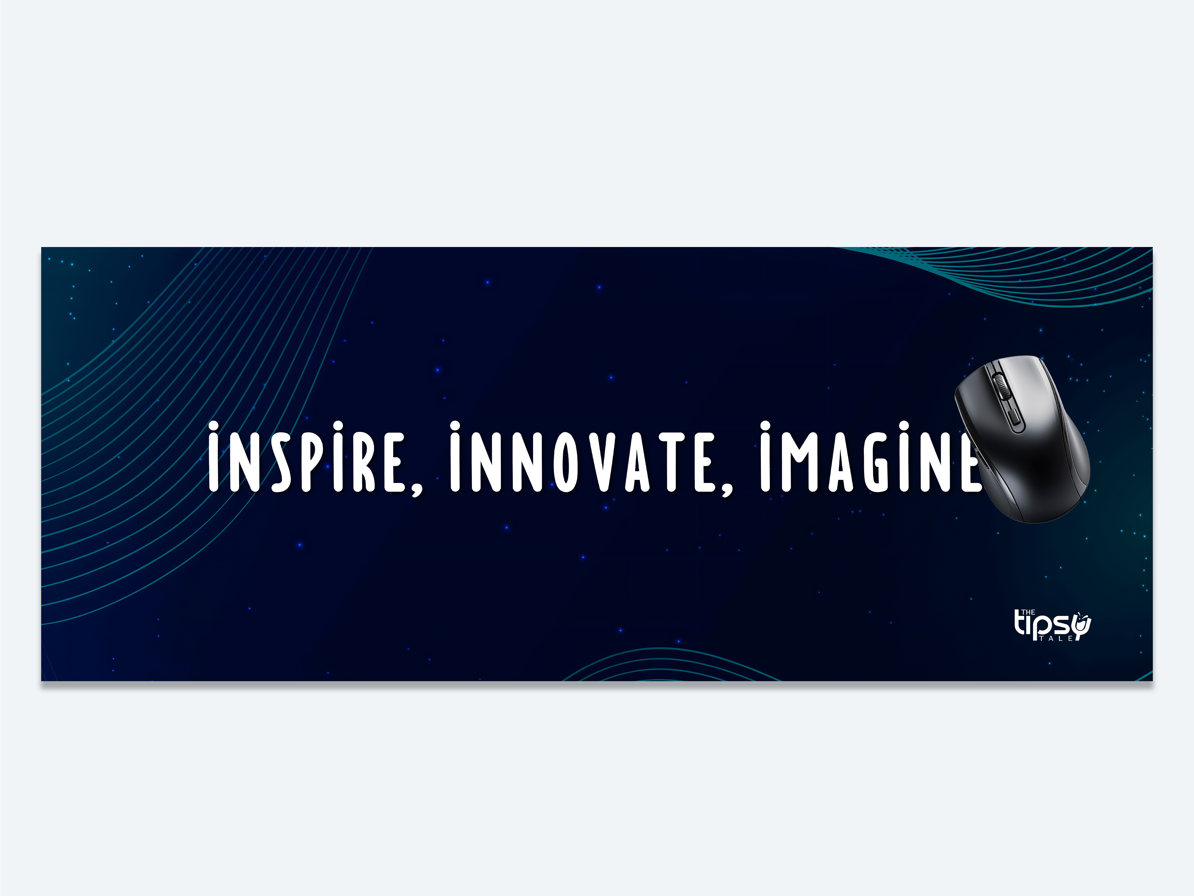 "Innovation starts with you!" Gaming Mousepad – Elevate Your Gaming Experience