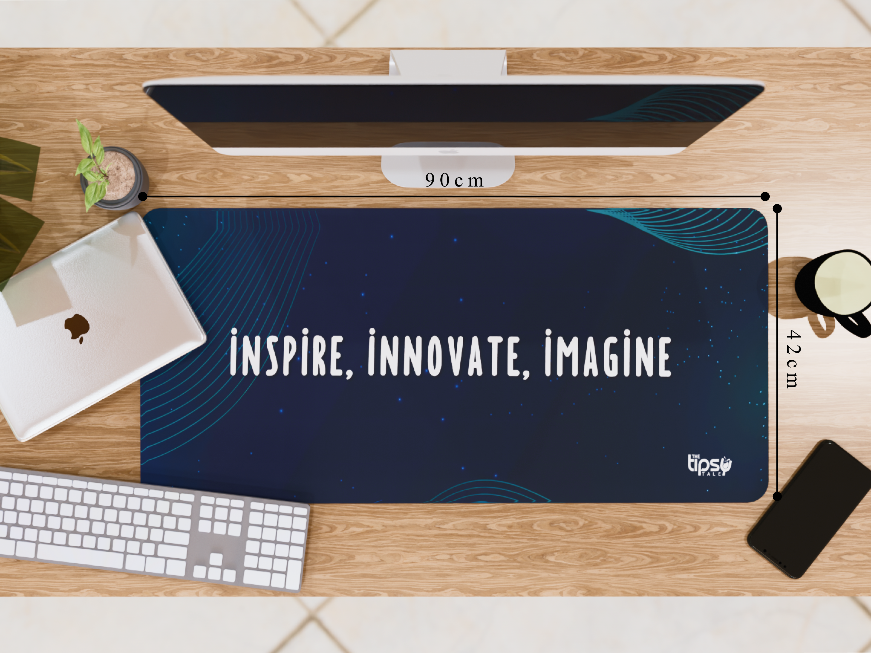 "Innovation starts with you!" Gaming Mousepad – Elevate Your Gaming Experience