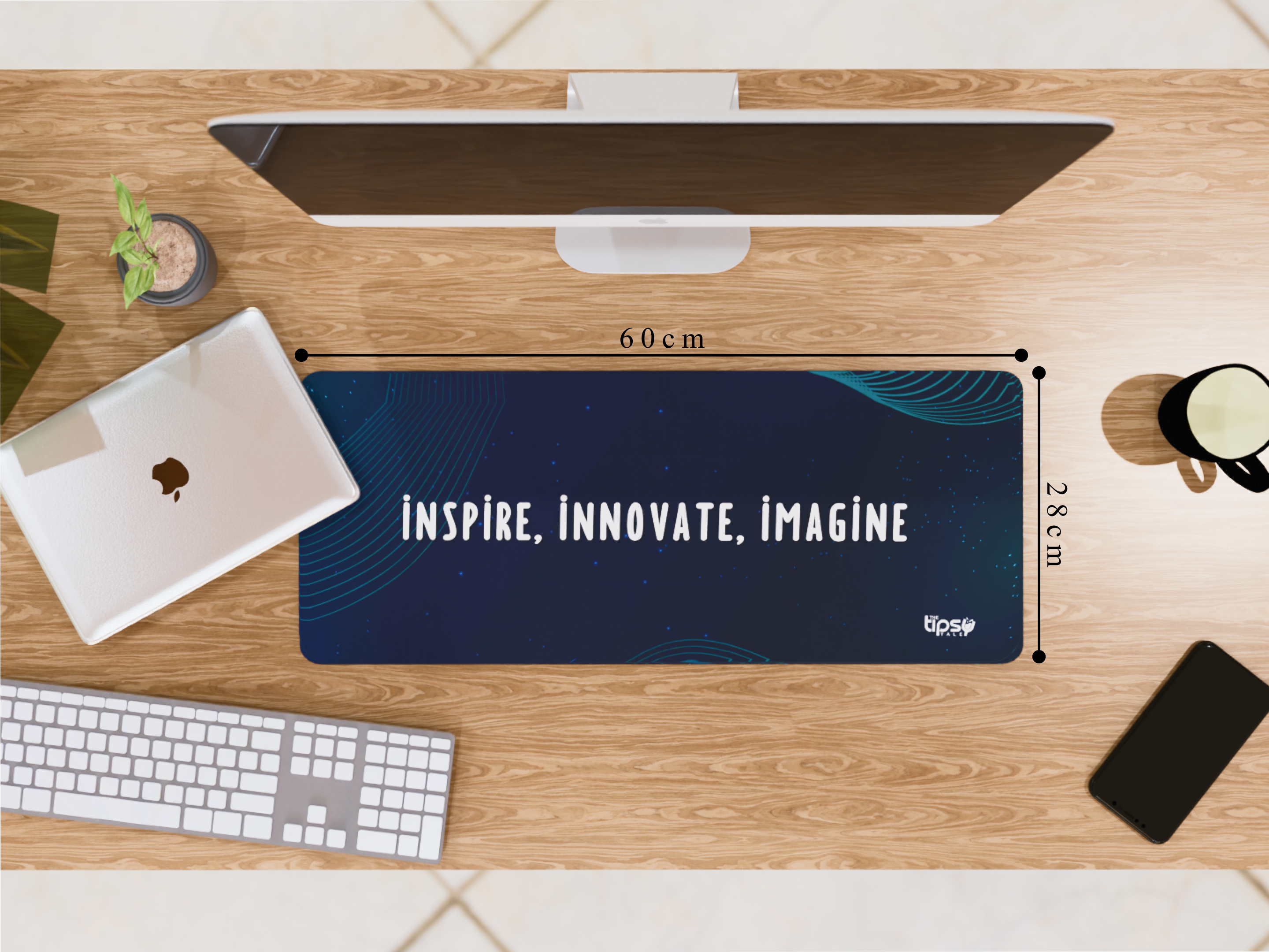 "Innovation starts with you!" Gaming Mousepad – Elevate Your Gaming Experience