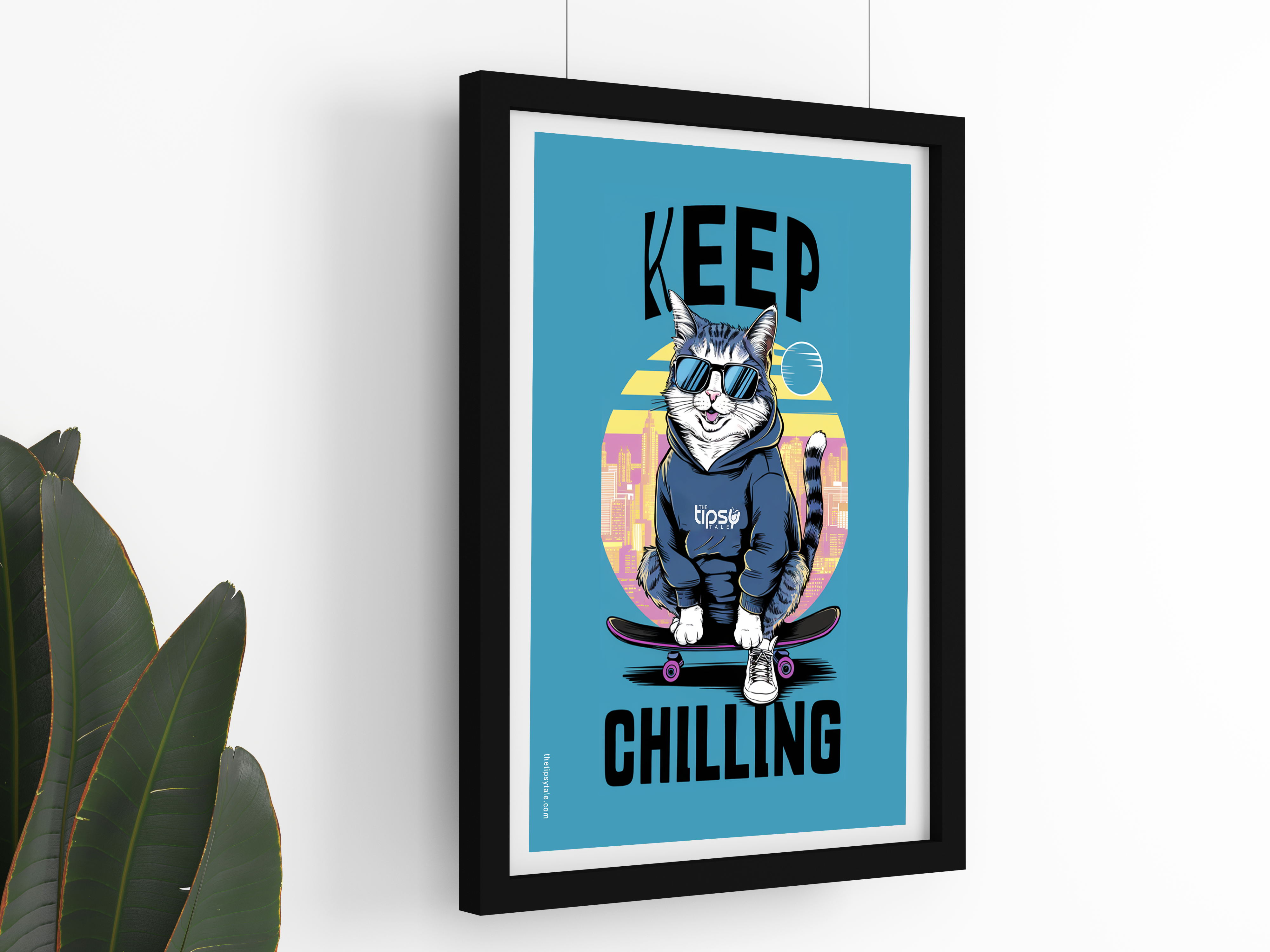 "Just Keep Chilling" Poster – Add a Touch of Personality to Your Space