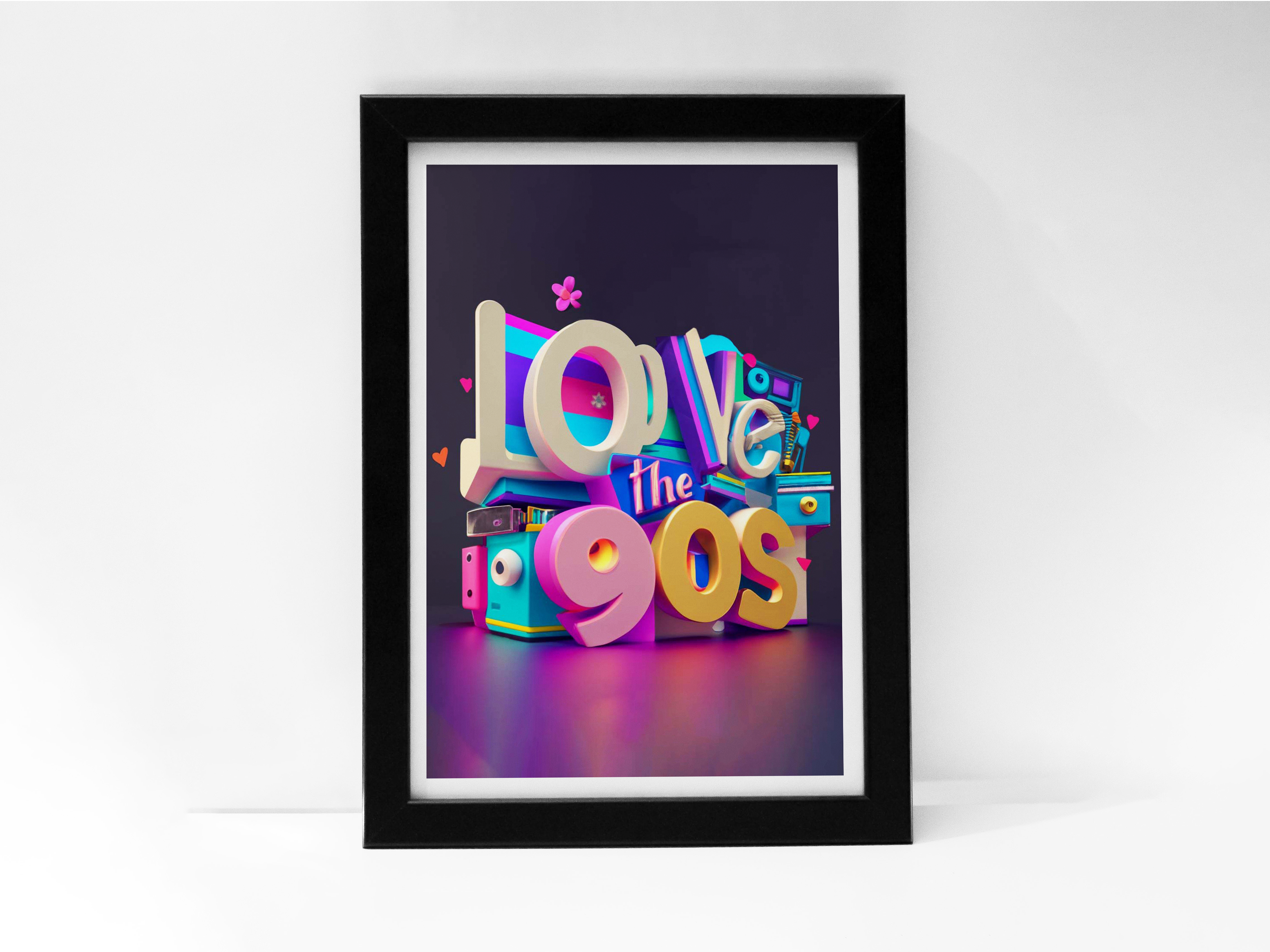 90's Born need a 90's touch: Nostalgic Poster