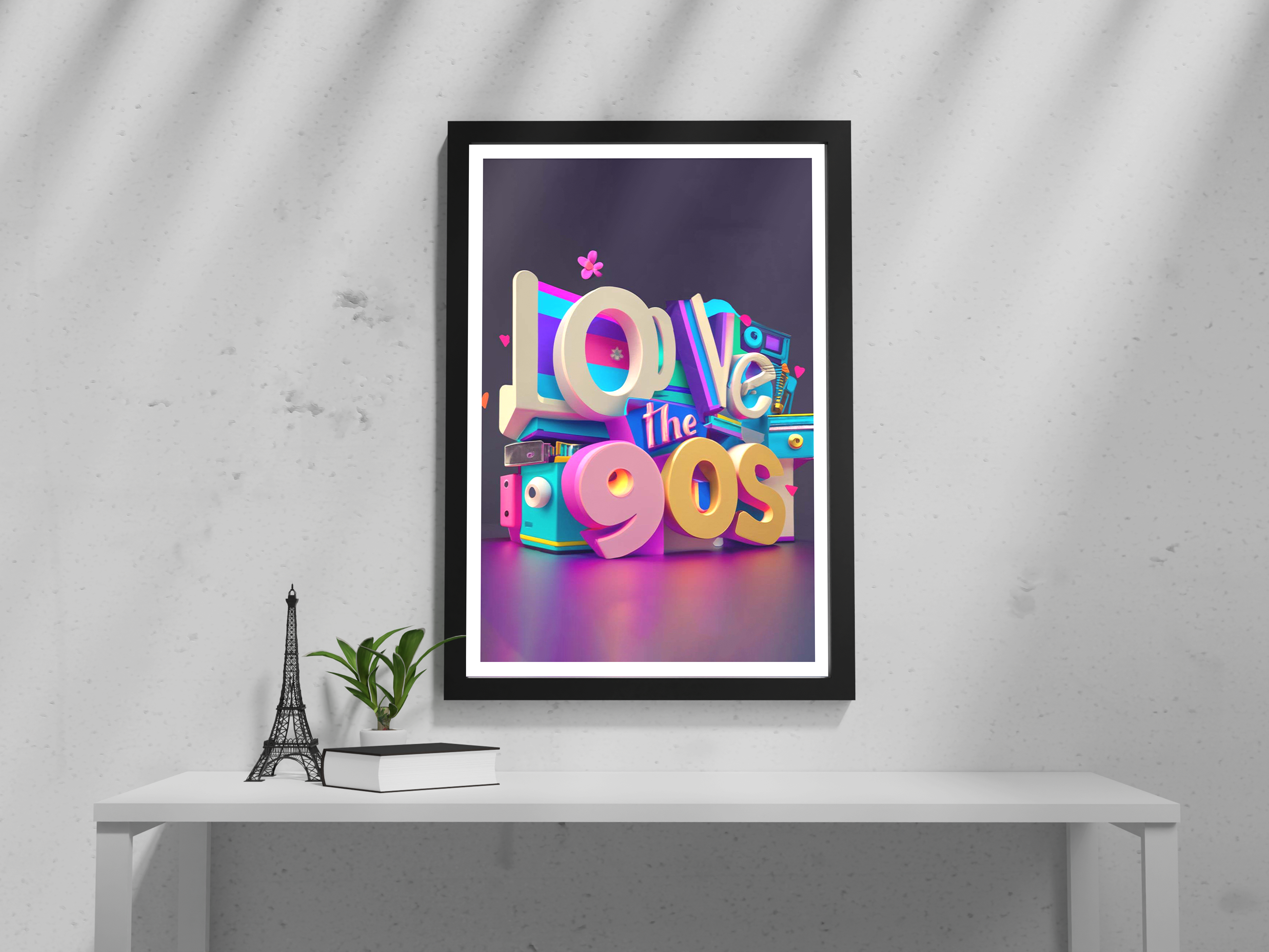 90's Born need a 90's touch: Nostalgic Poster