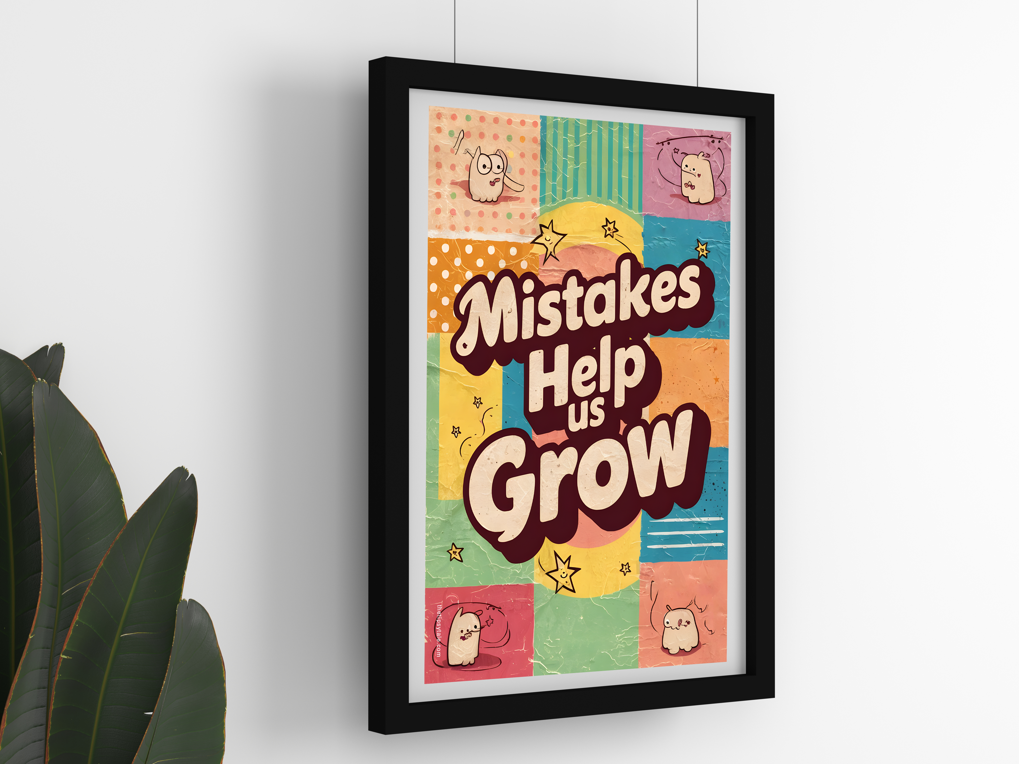 "Growth Mindset" Poster – Add a Touch of Personality to Your Space