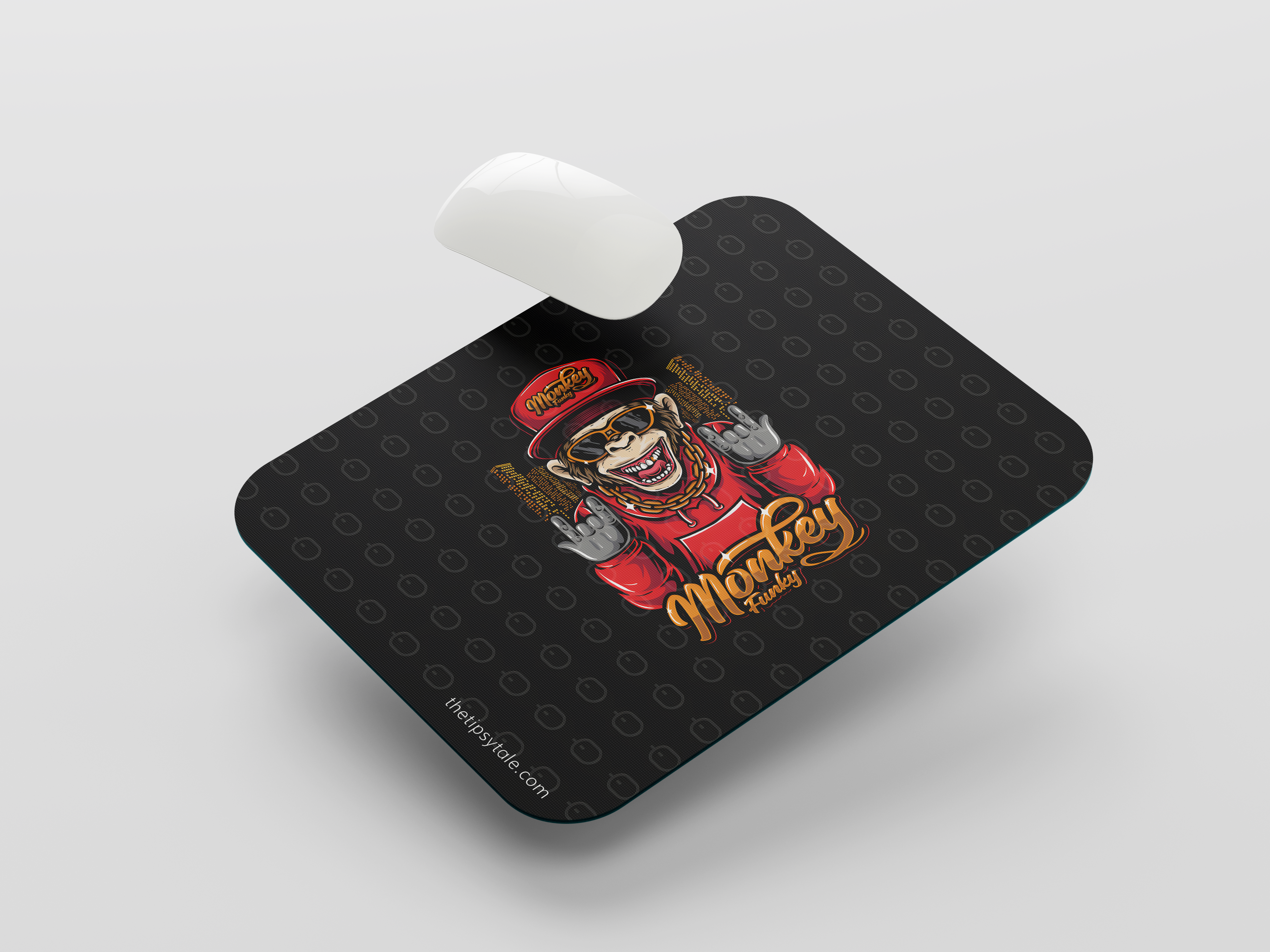 "Rock Like A Monkey" Mousepad – Enhance Your Workspace with Style