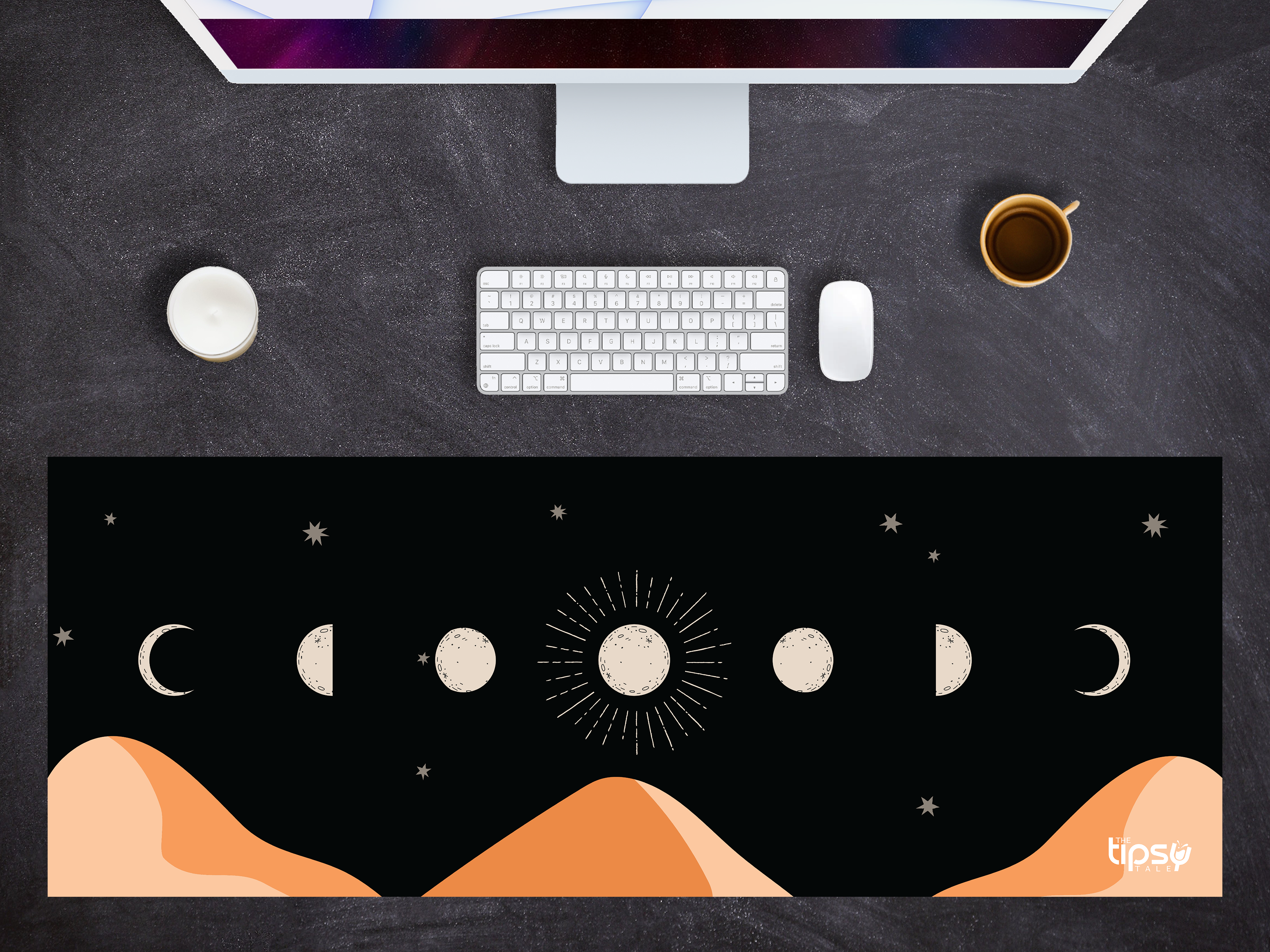 "Moon Phases" Gaming Mousepad – Elevate Your Gaming Experience