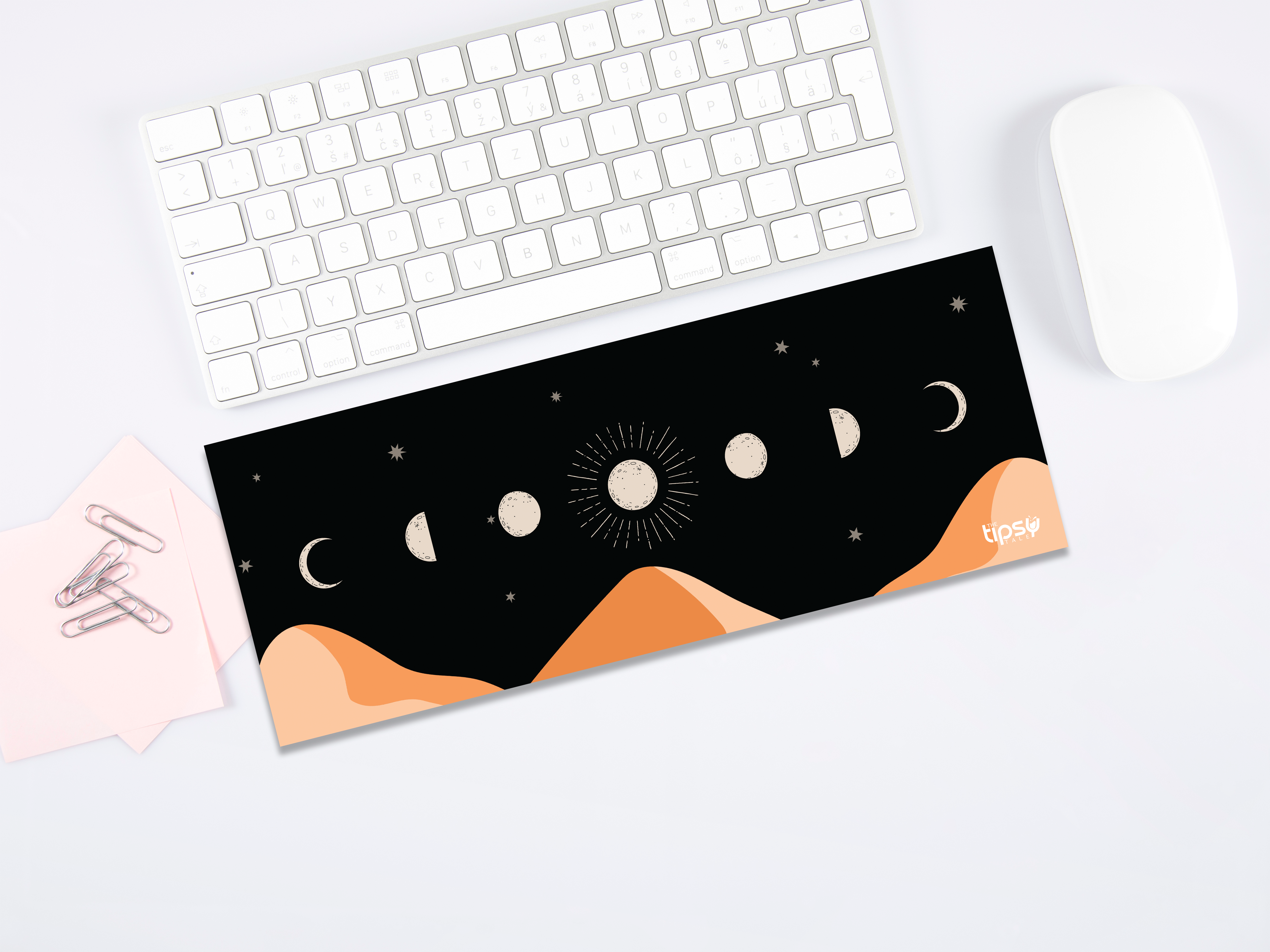 "Moon Phases" Gaming Mousepad – Elevate Your Gaming Experience