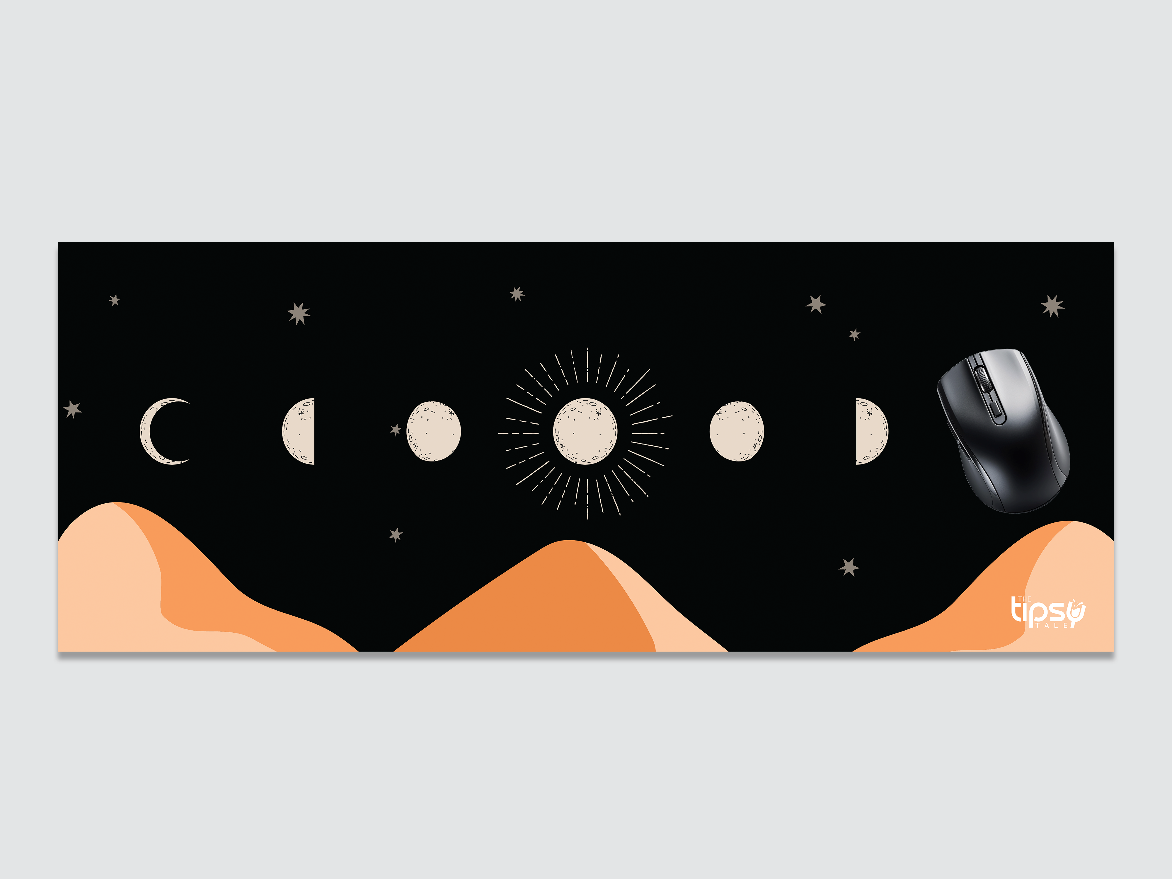 "Moon Phases" Gaming Mousepad – Elevate Your Gaming Experience