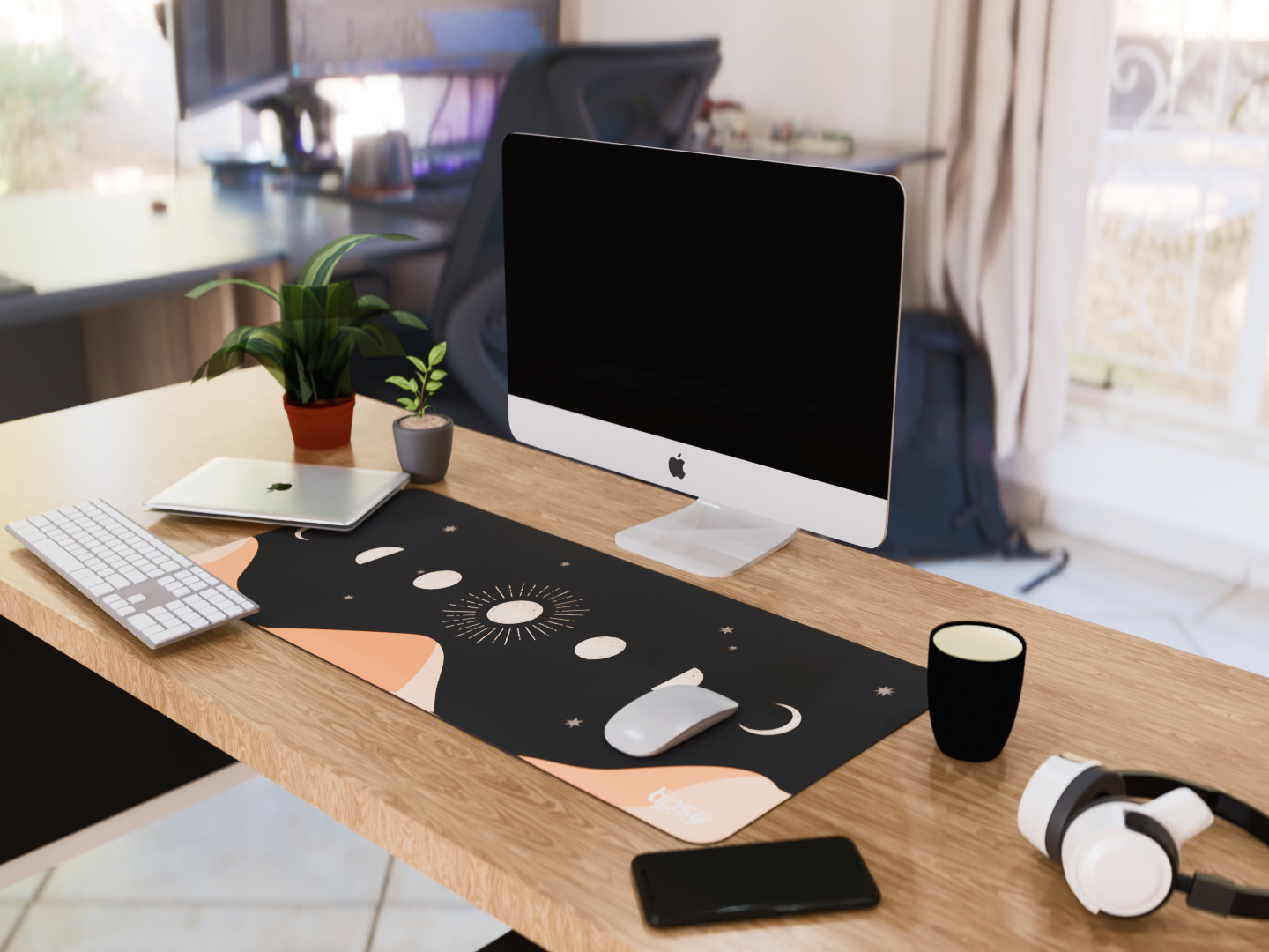 "Moon Phases" Gaming Mousepad – Elevate Your Gaming Experience