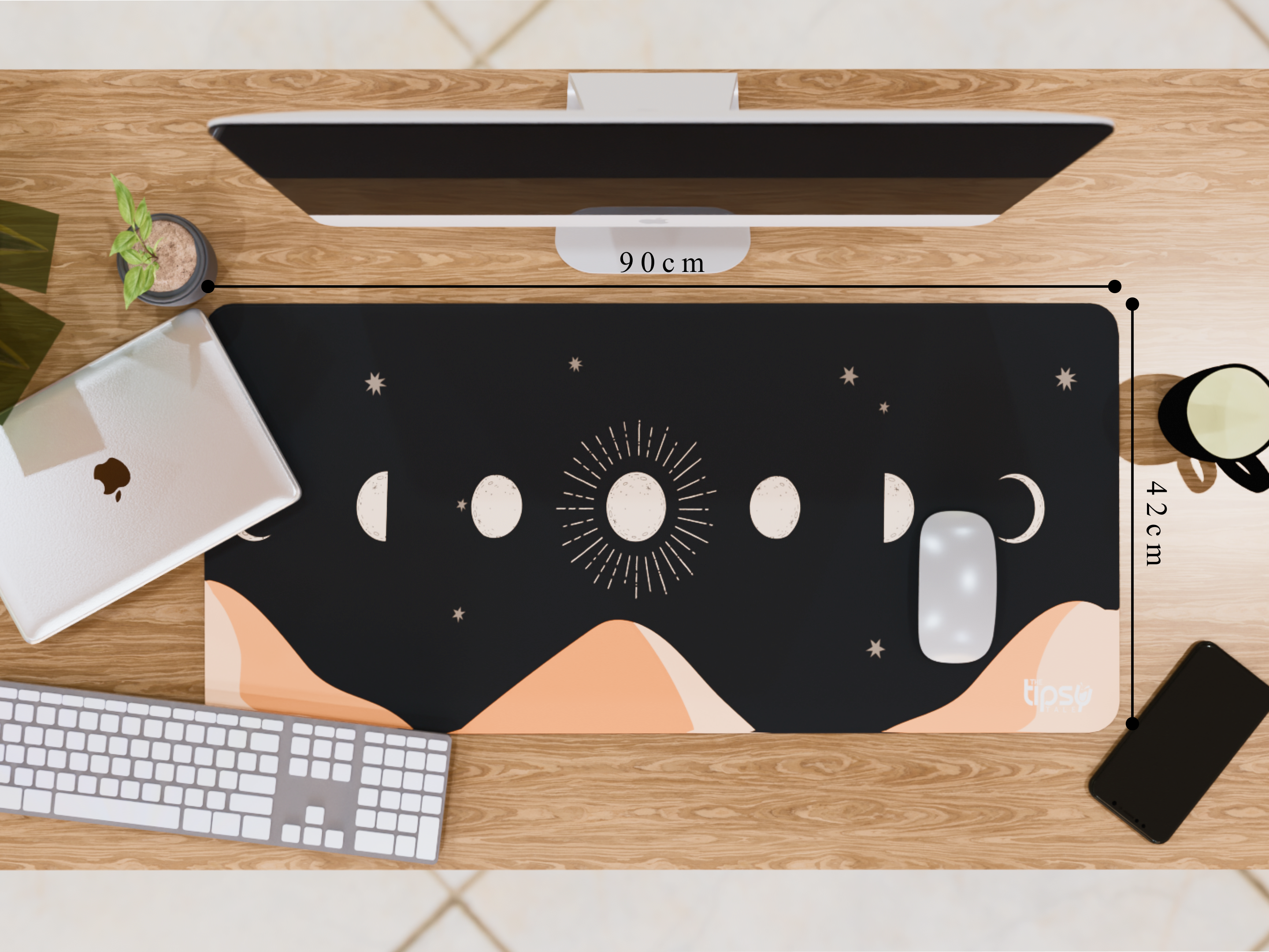 "Moon Phases" Gaming Mousepad – Elevate Your Gaming Experience