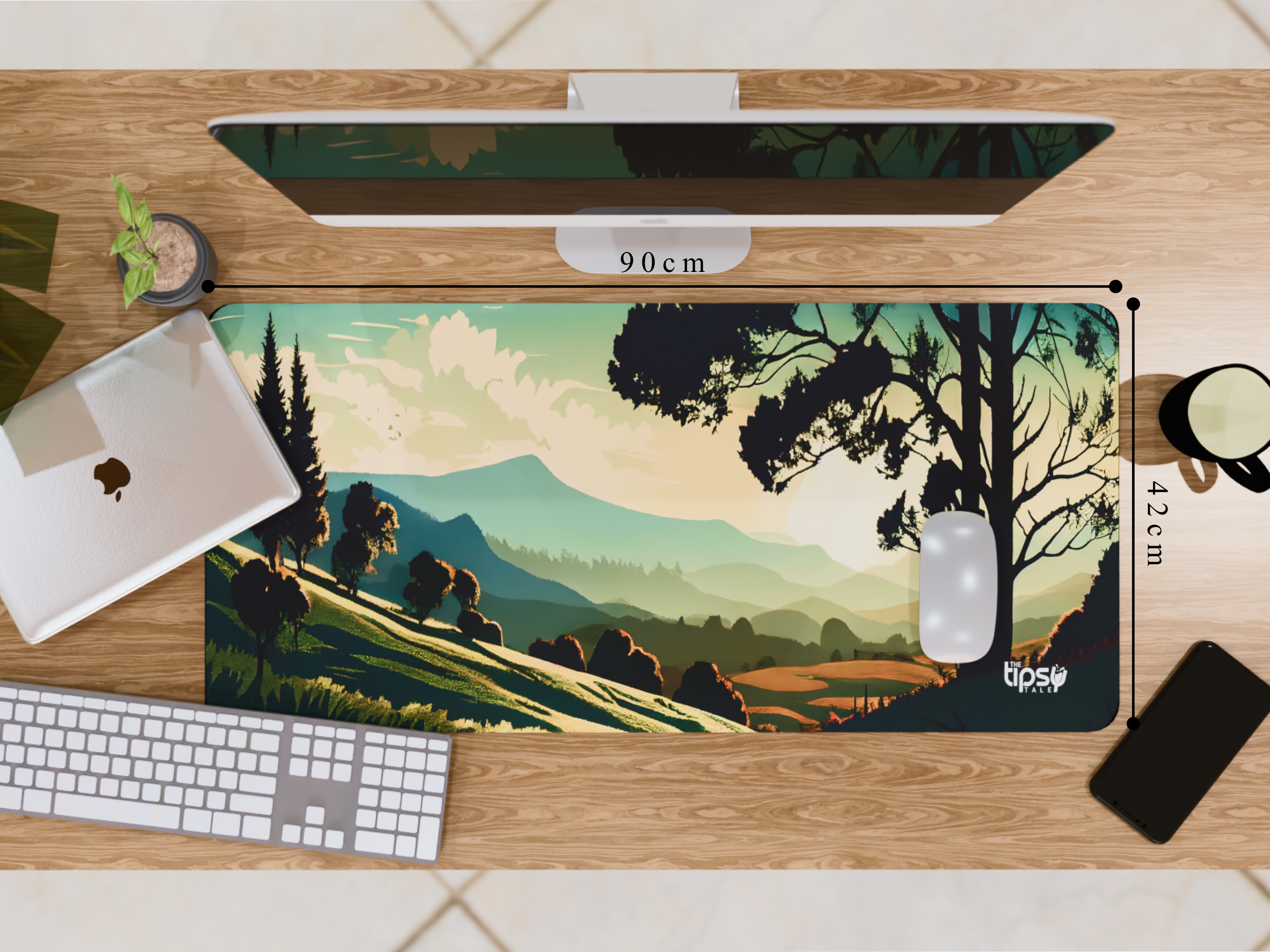 "Breathe in Nature" Gaming Mousepad – Elevate Your Gaming Experience