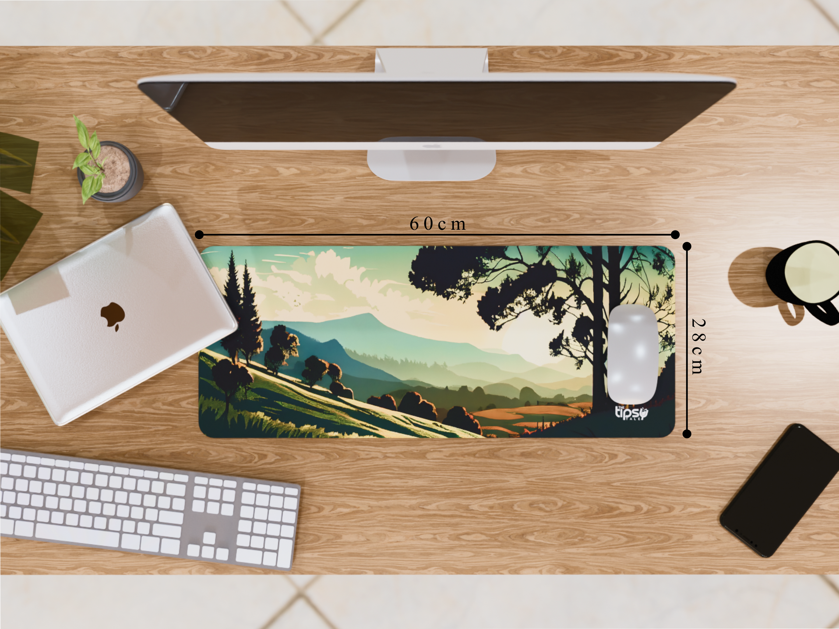 "Breathe in Nature" Gaming Mousepad – Elevate Your Gaming Experience