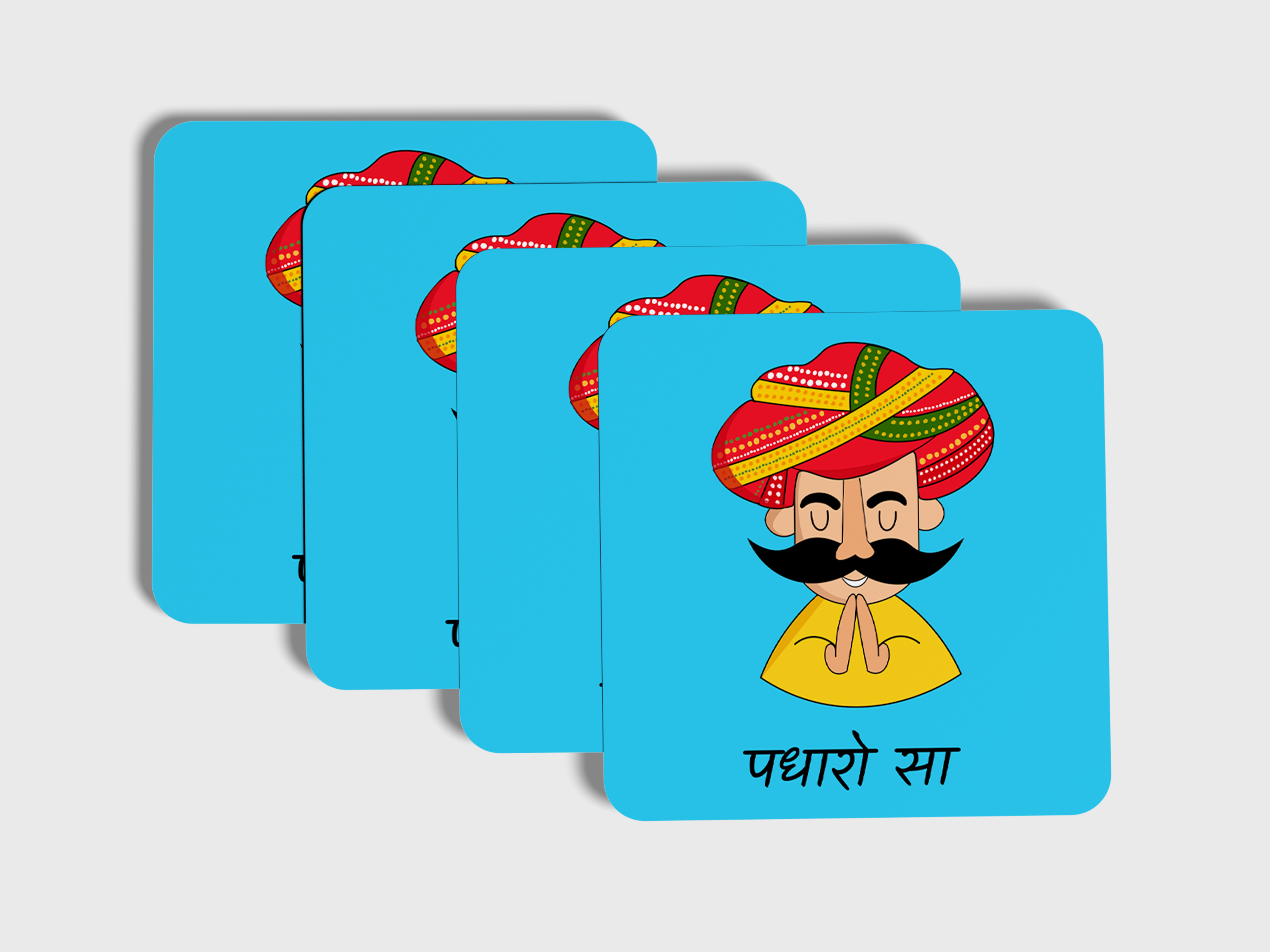 Invite Guests with Traditional Grace:Rajasthani Coaster Set